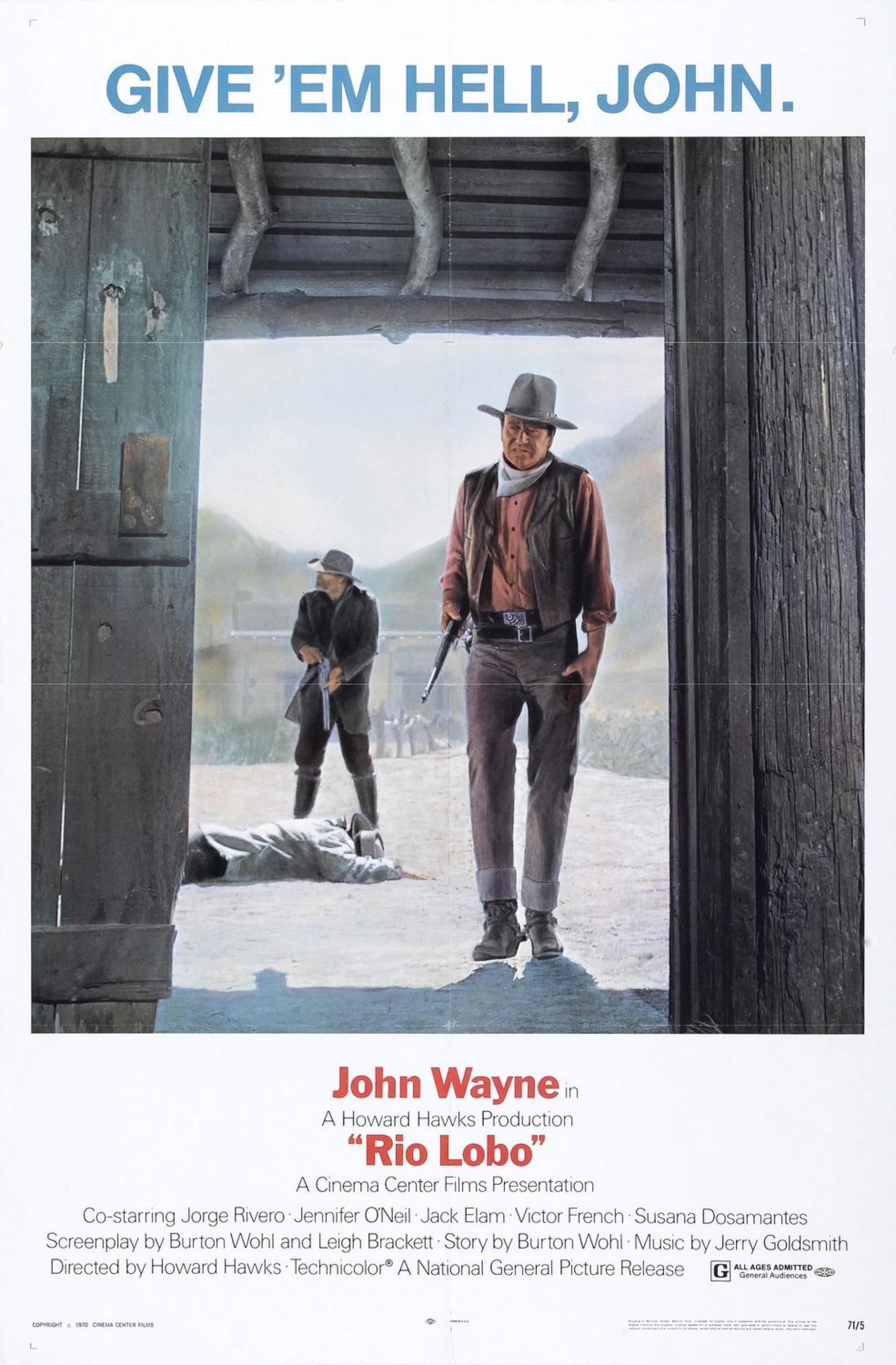 Rio Lobo (1970) poster