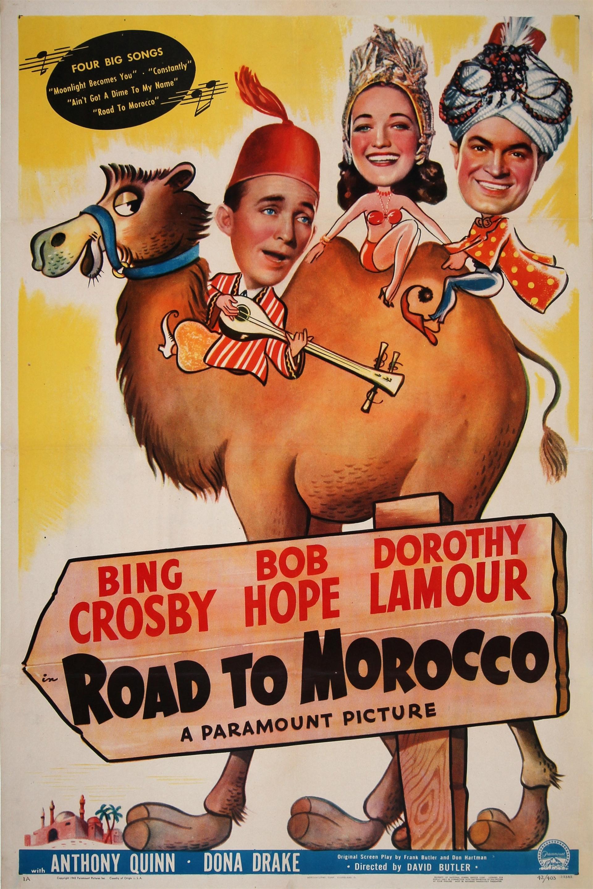 Road to Morocco (1942) poster