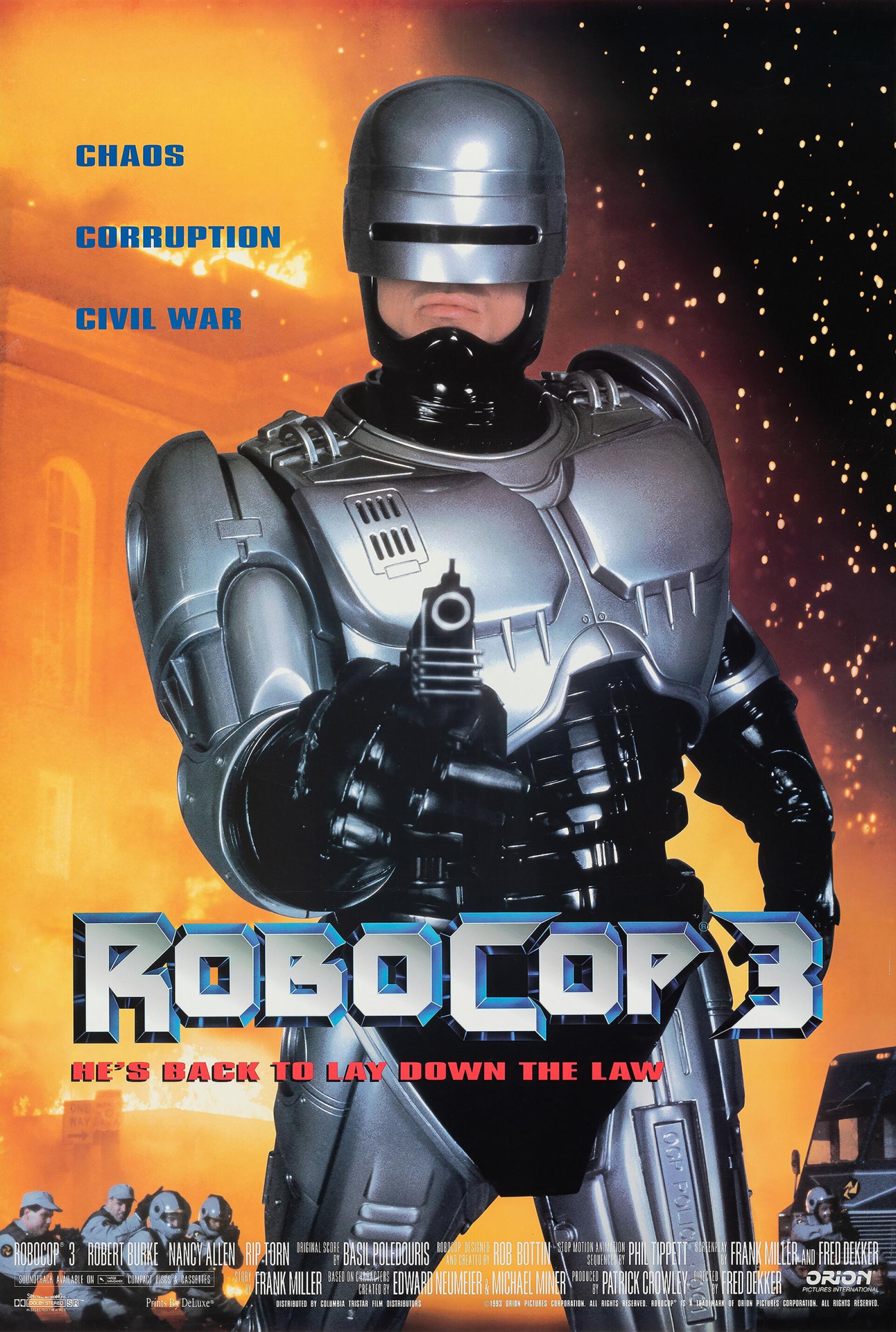RoboCop 3 (1993) poster