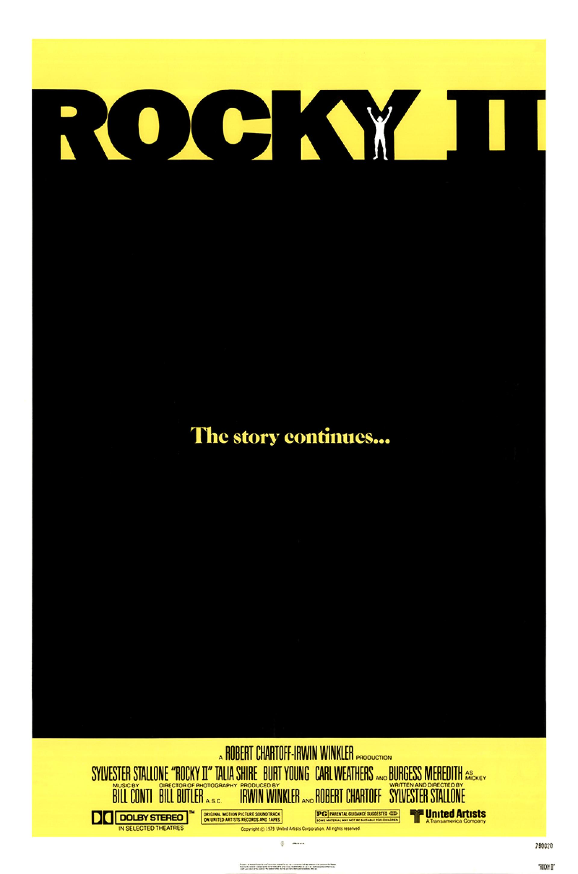 Rocky II (1979) poster