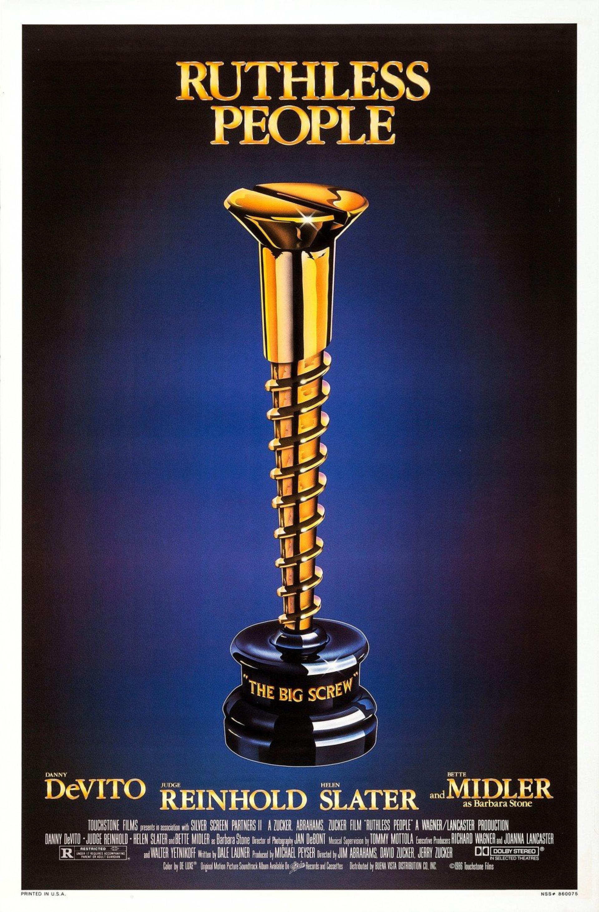 Ruthless People (1986) poster