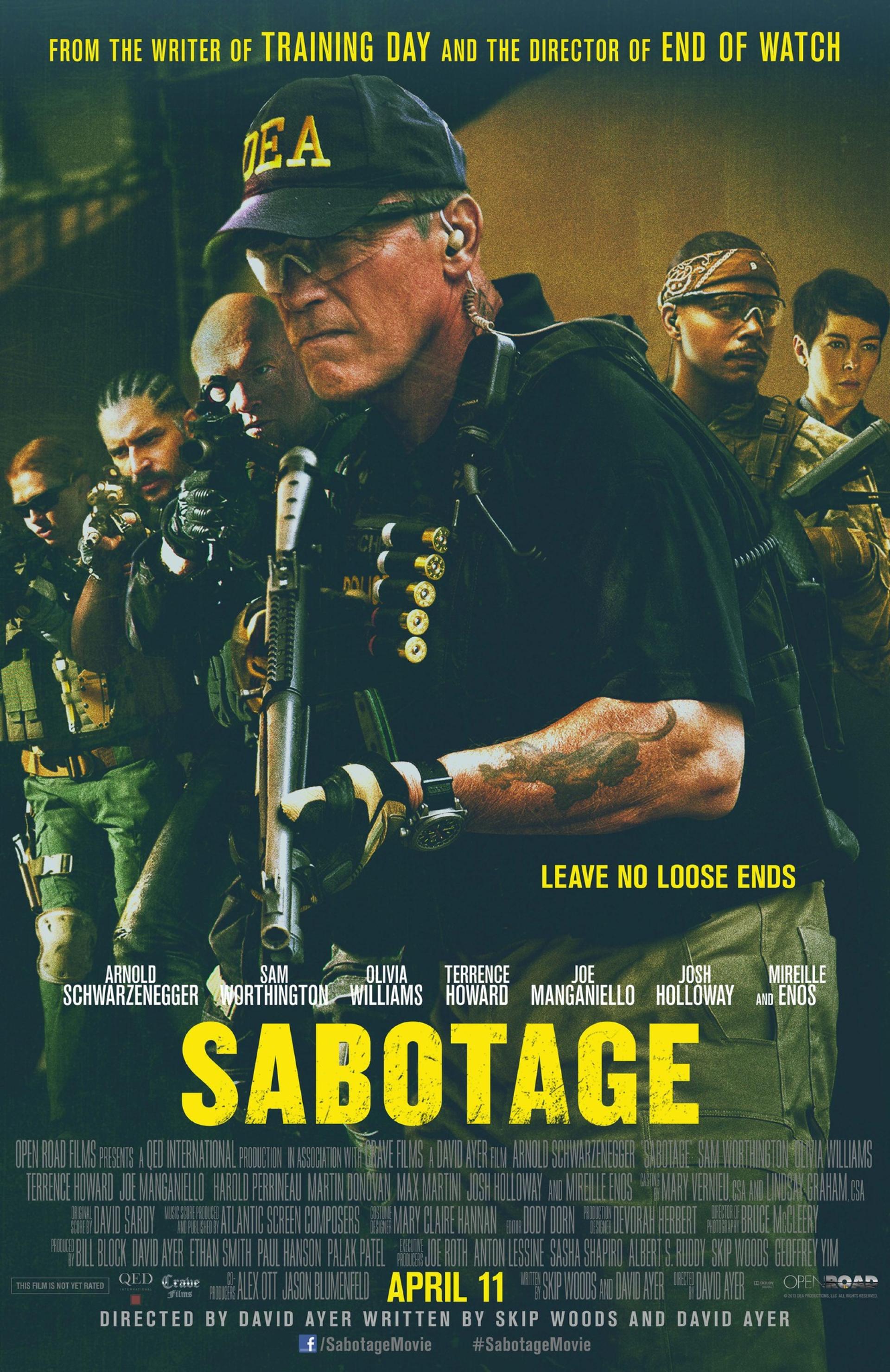 Sabotage (2014) poster