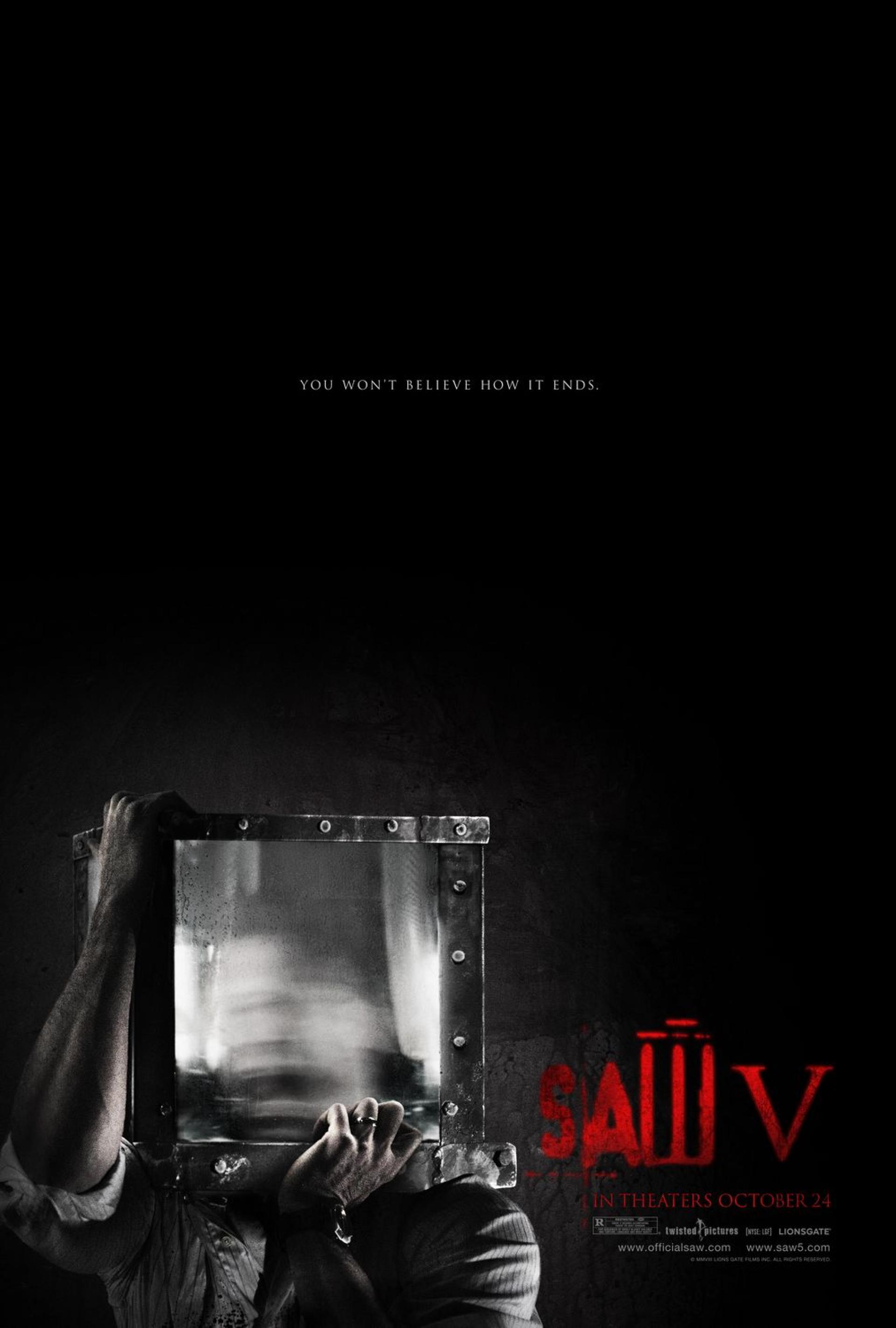 Saw V (2008) poster