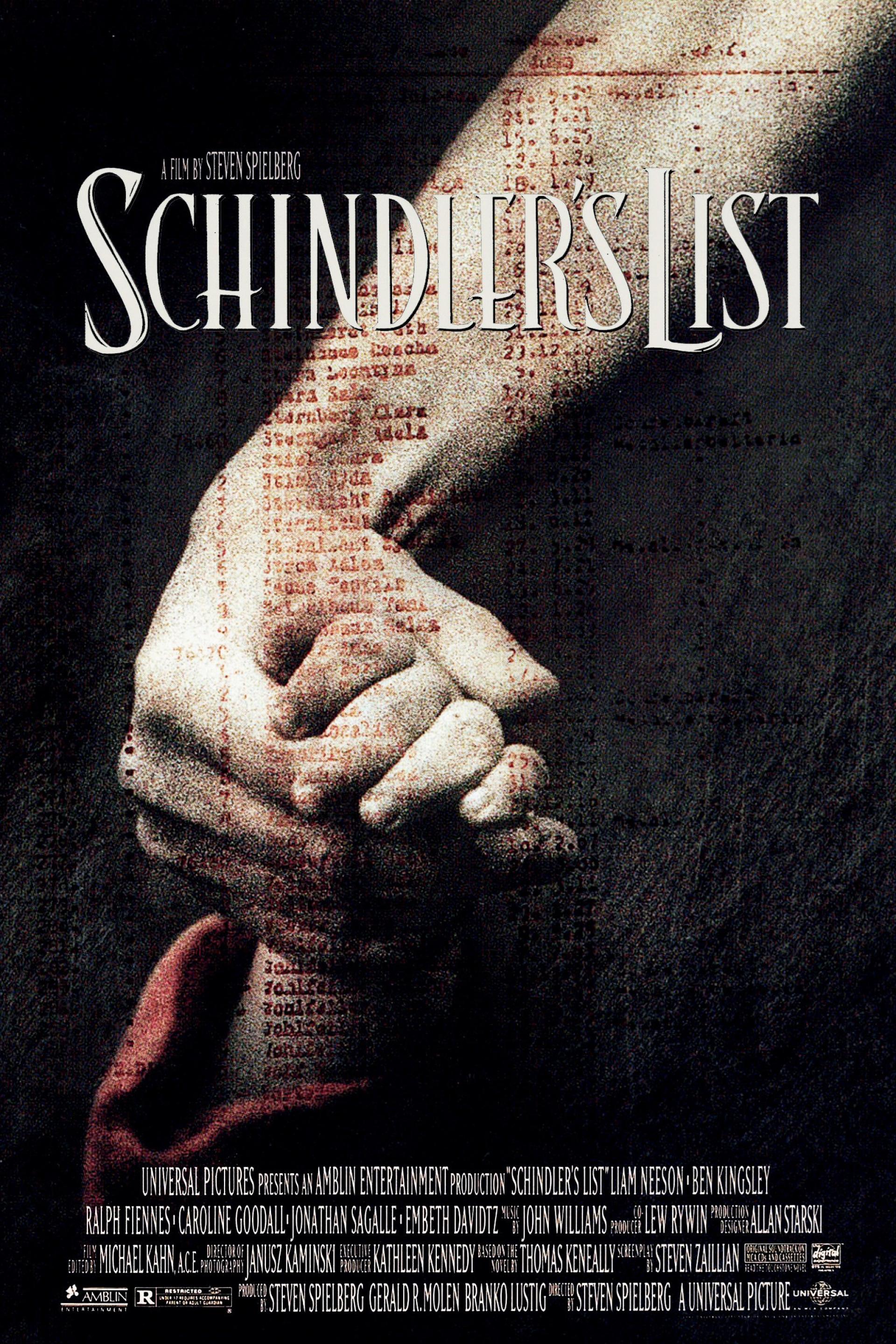 Schindler's List (1993) poster
