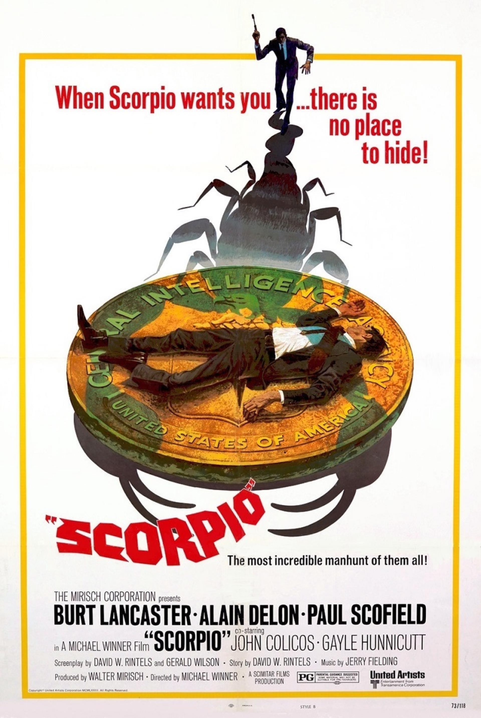 Scorpio (1973) poster