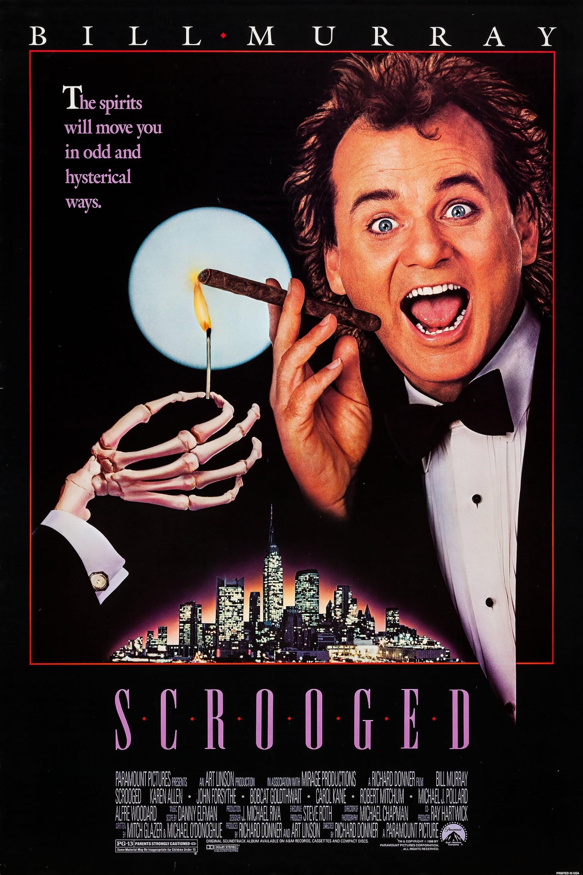 Scrooged (1988) poster