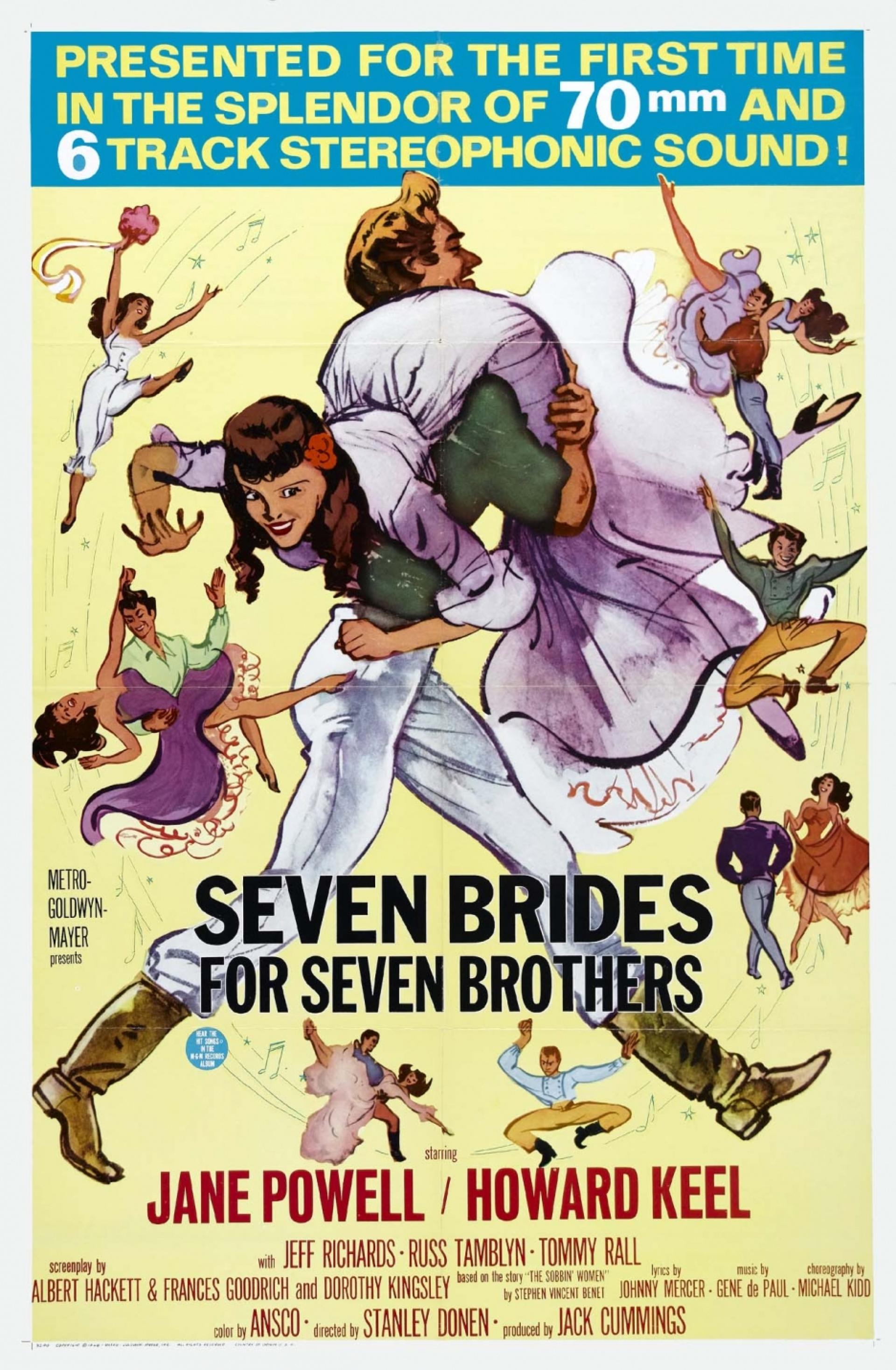 Seven Brides for Seven Brothers (1954) poster