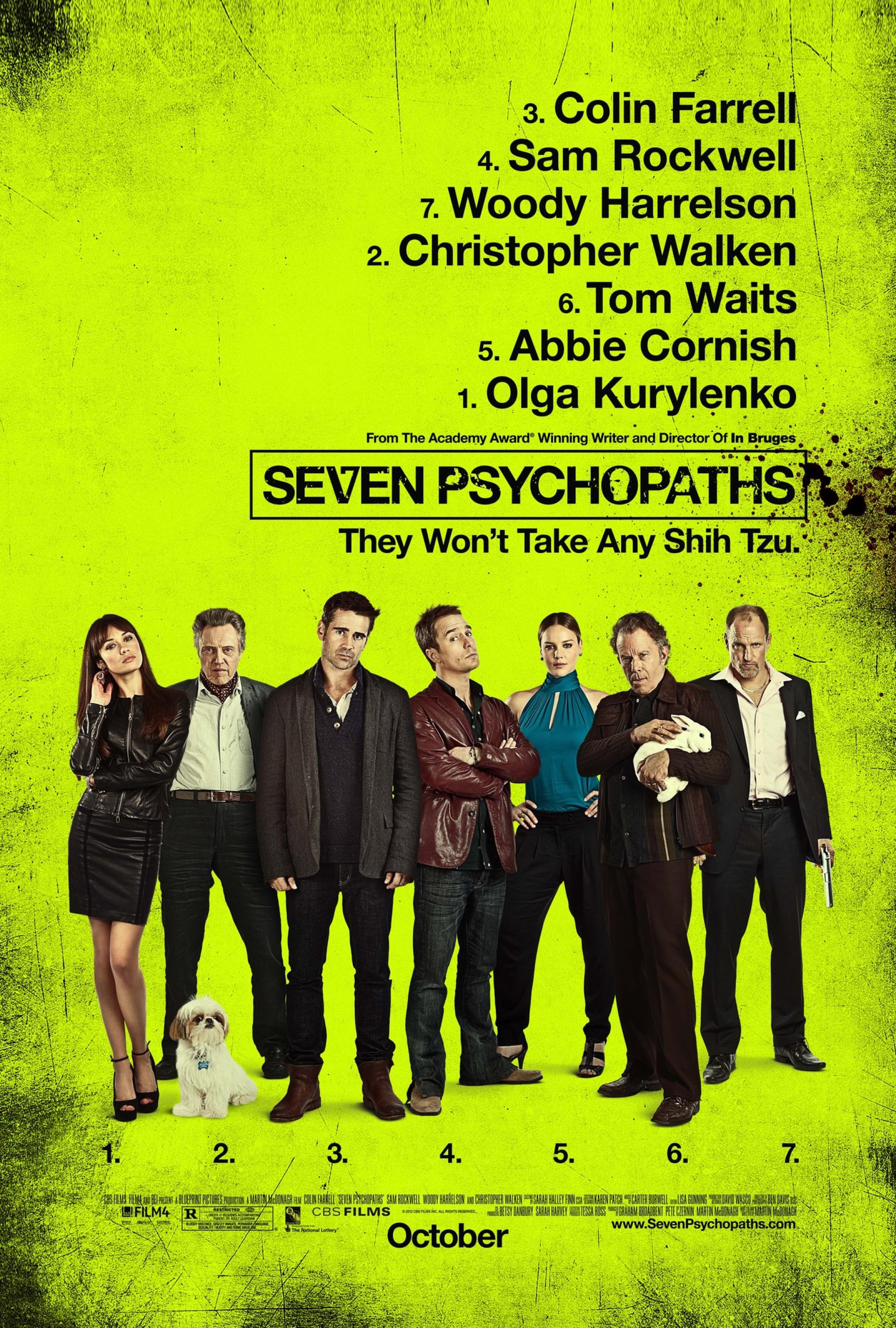 Seven Psychopaths (2012) poster