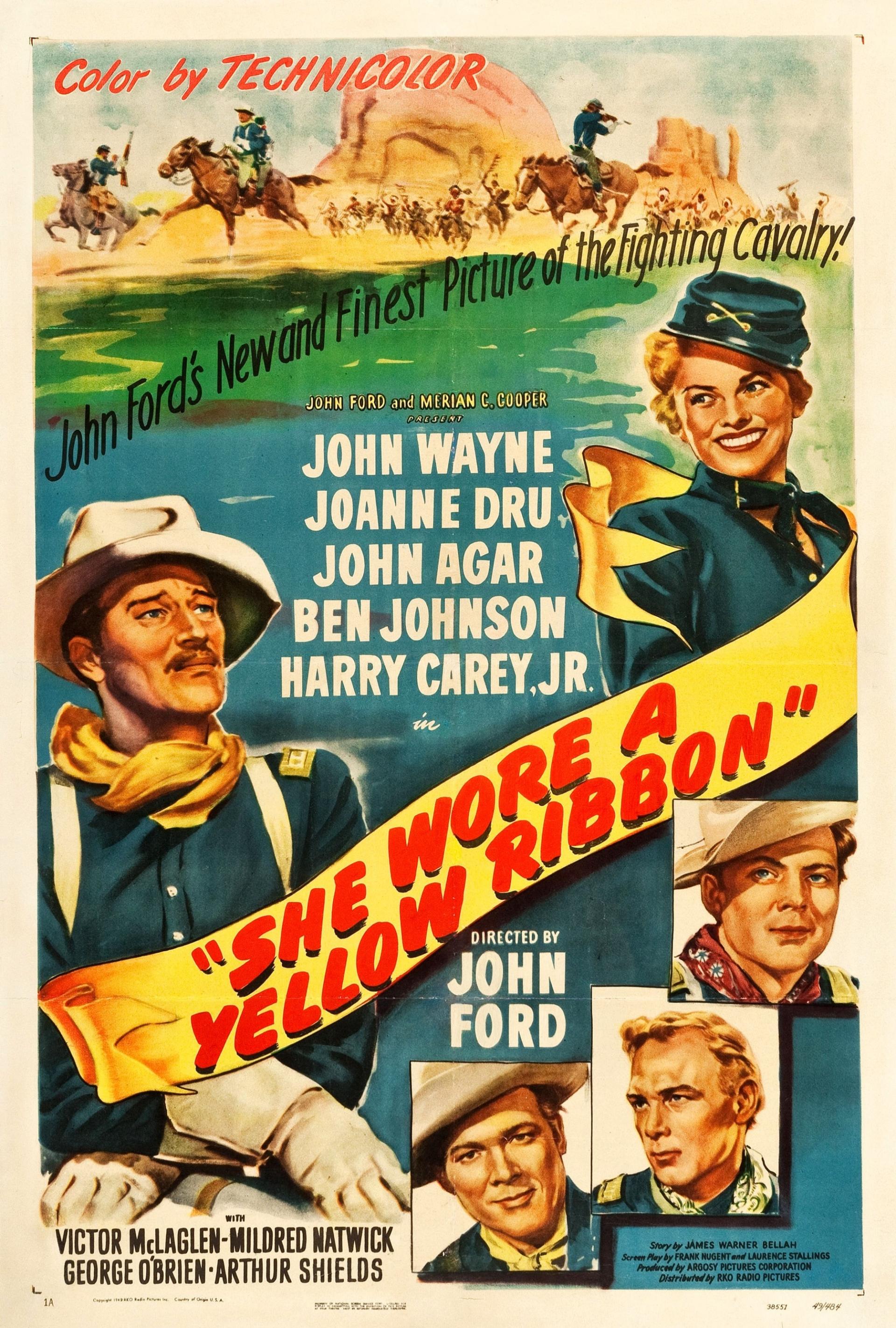 She Wore a Yellow Ribbon (1949) poster