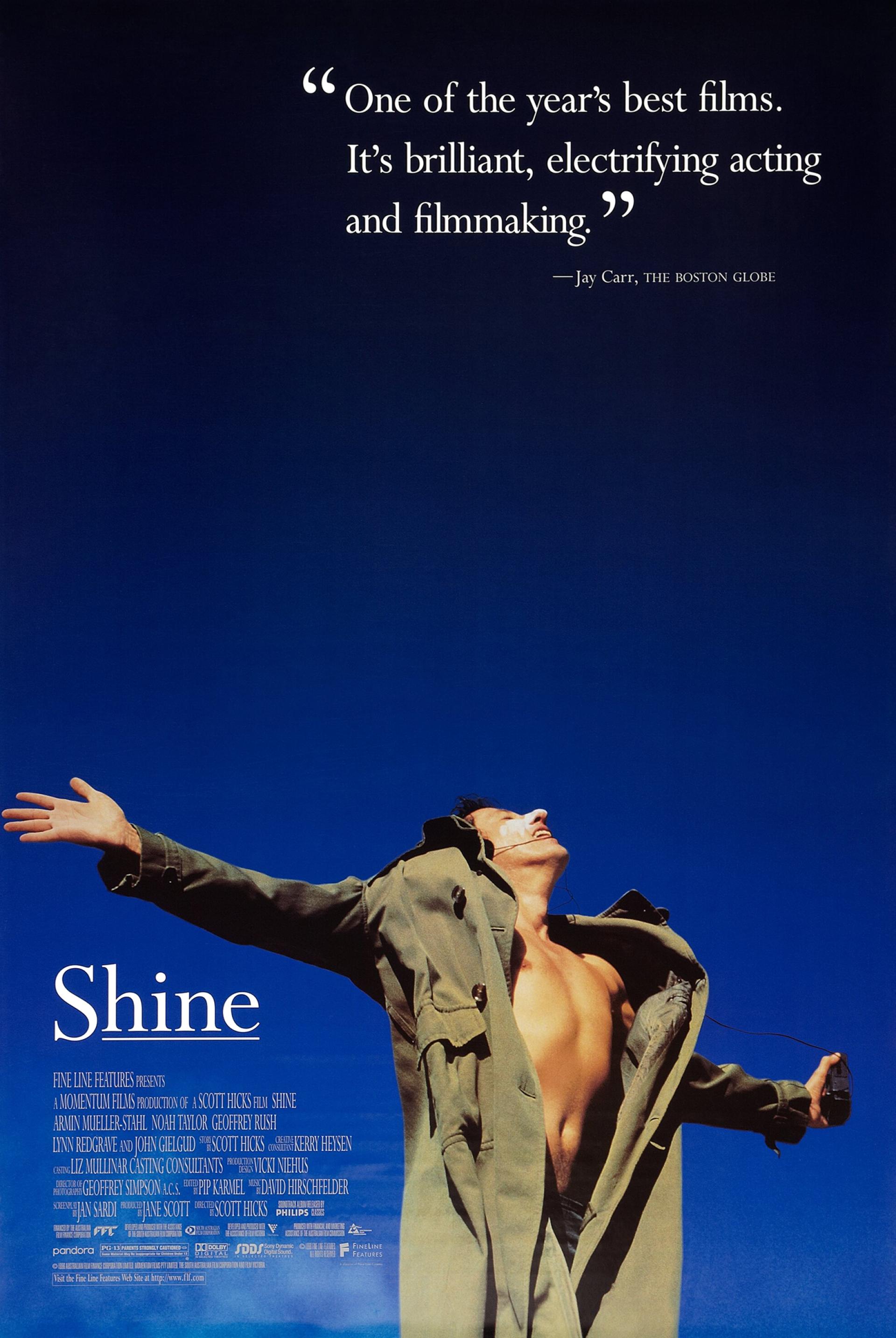 Shine (1996) poster