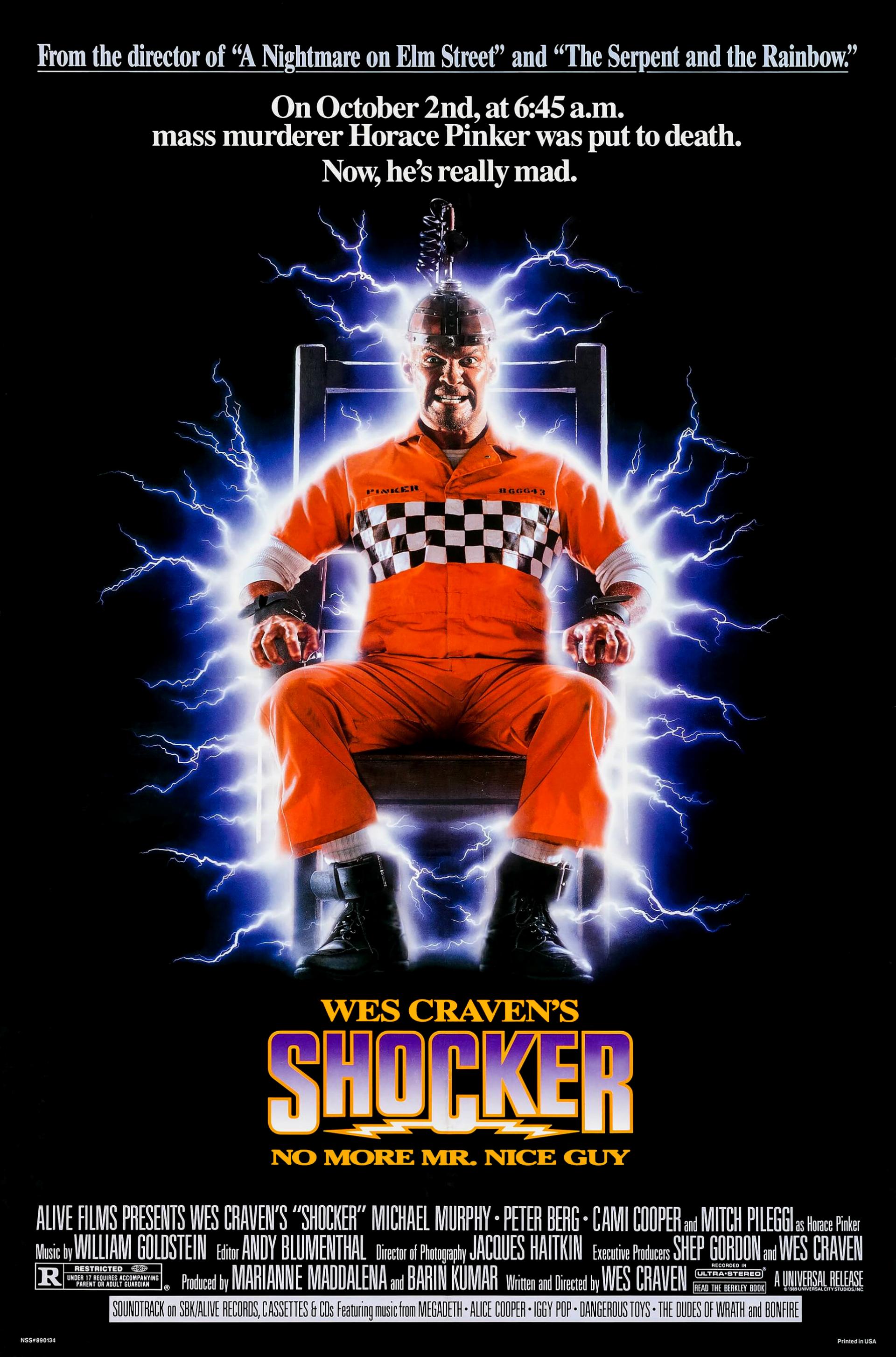 Shocker (1989) poster