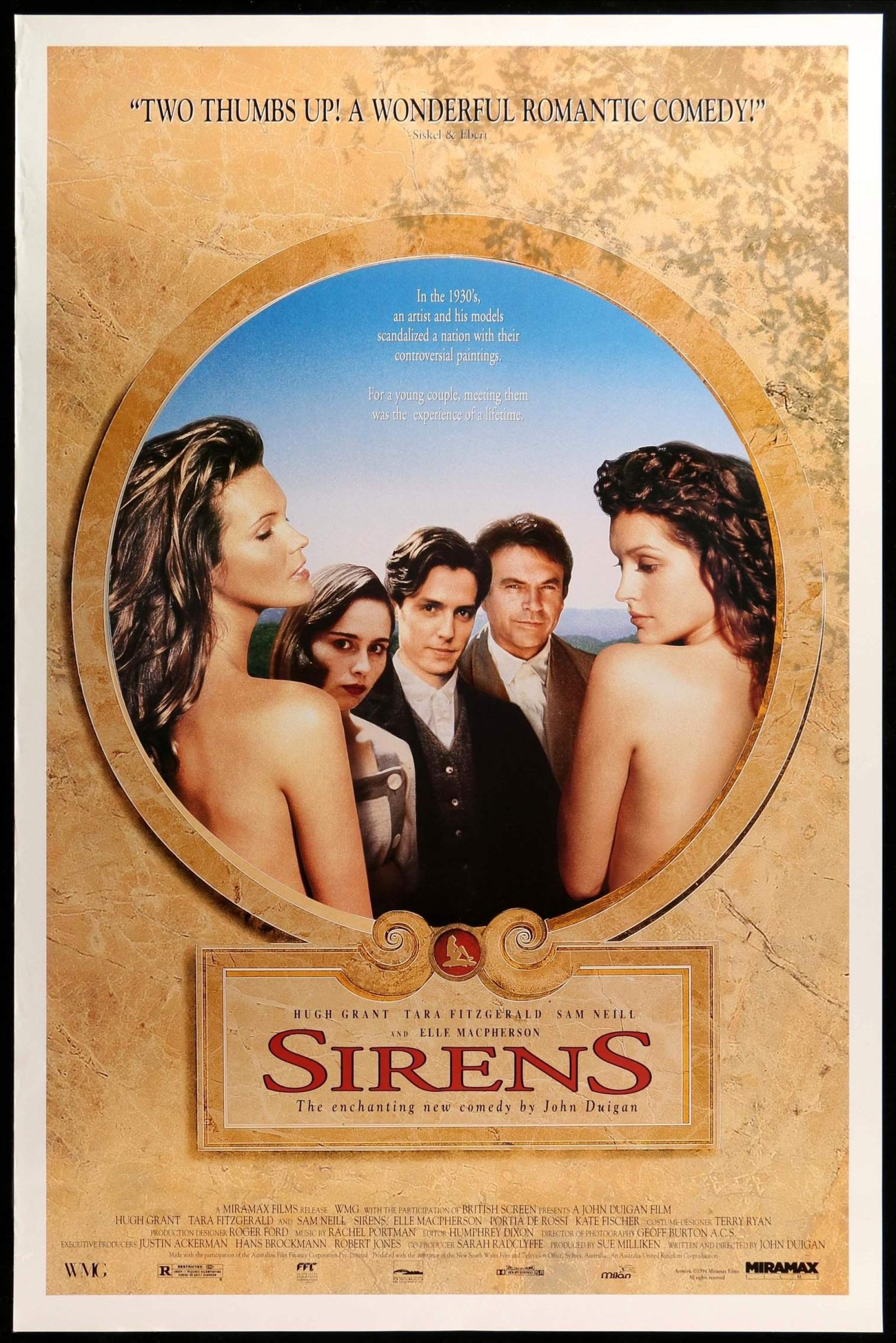 Sirens (1994) poster