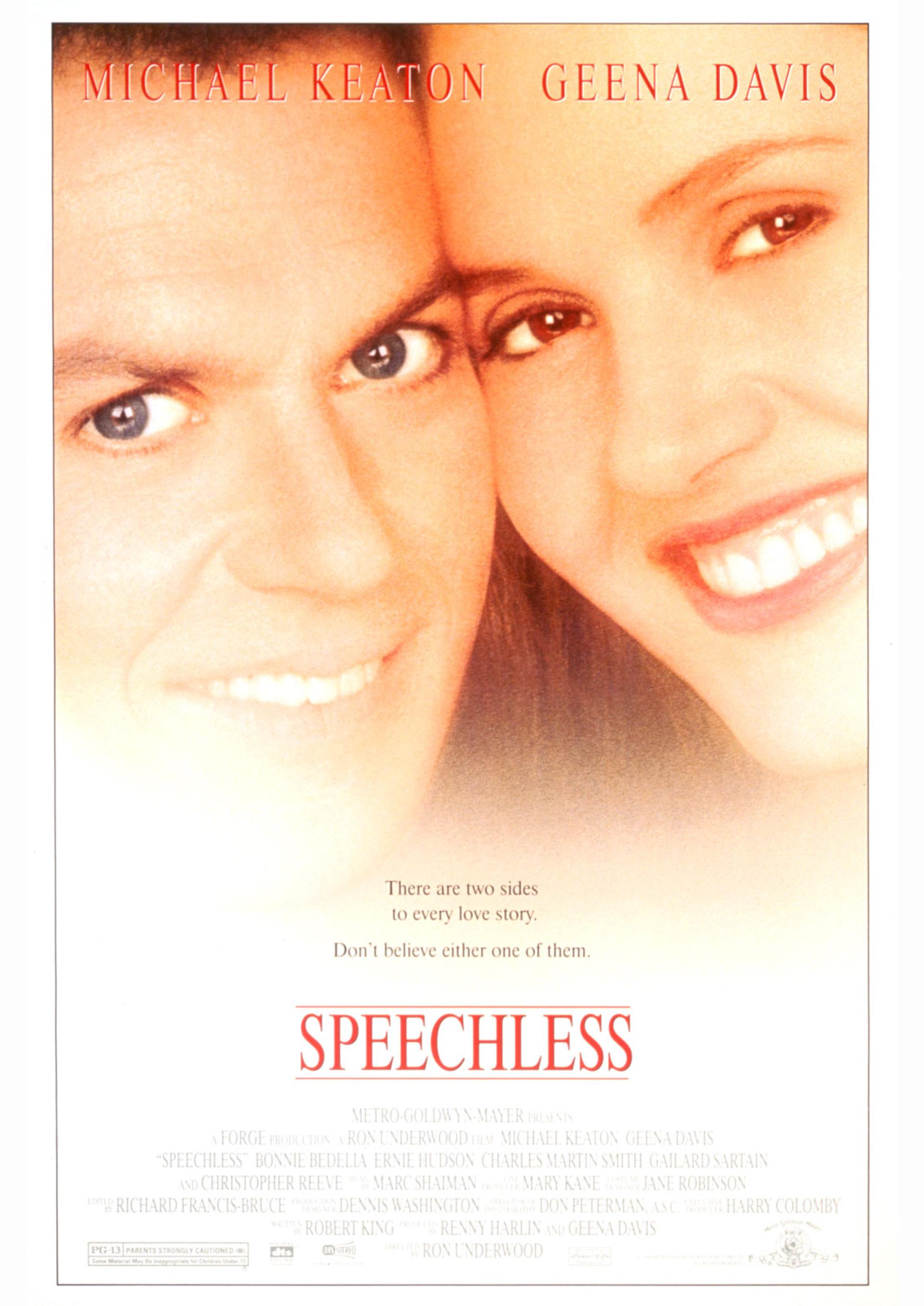 Speechless (1994) poster