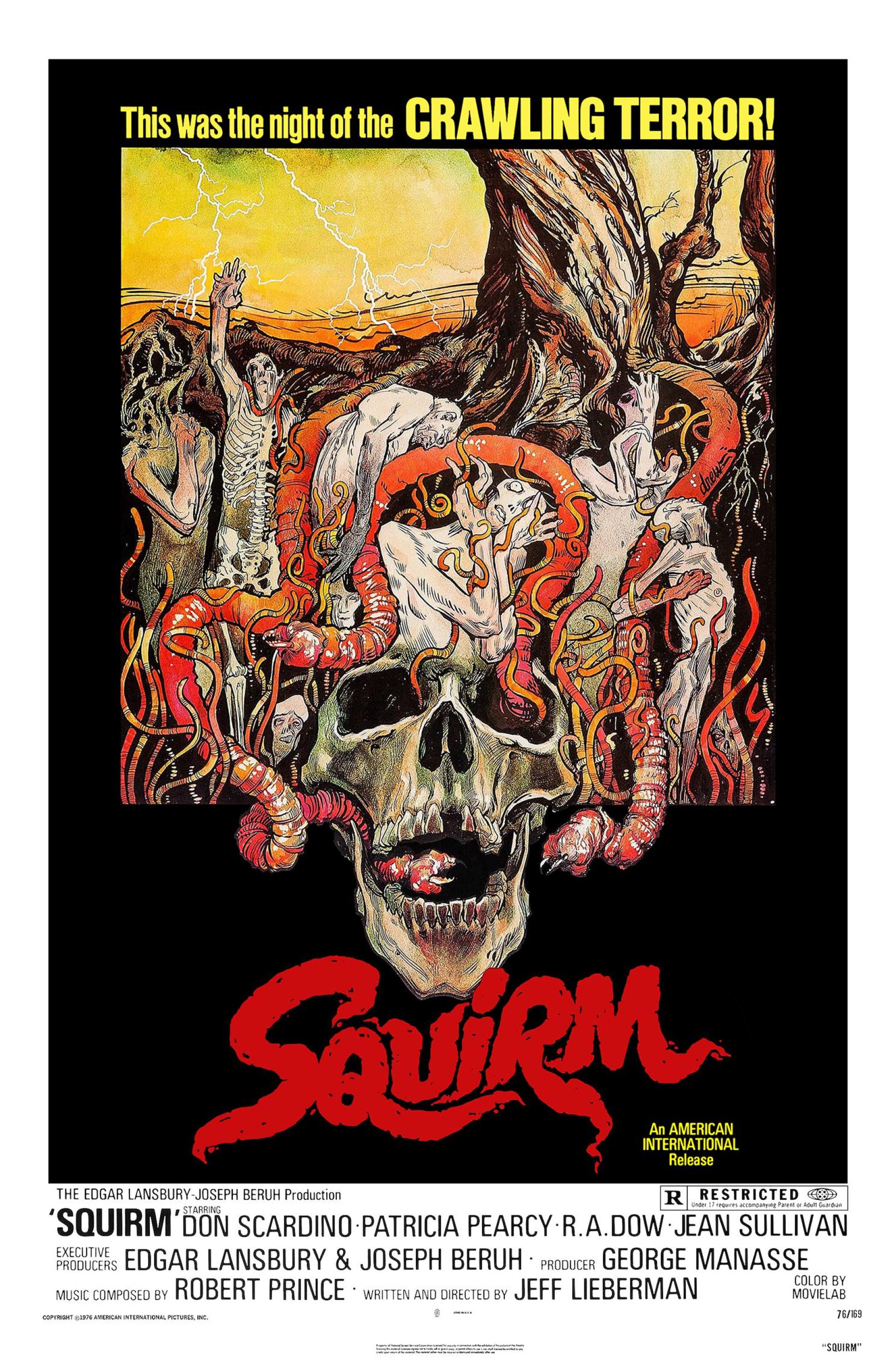 Squirm (1976) poster