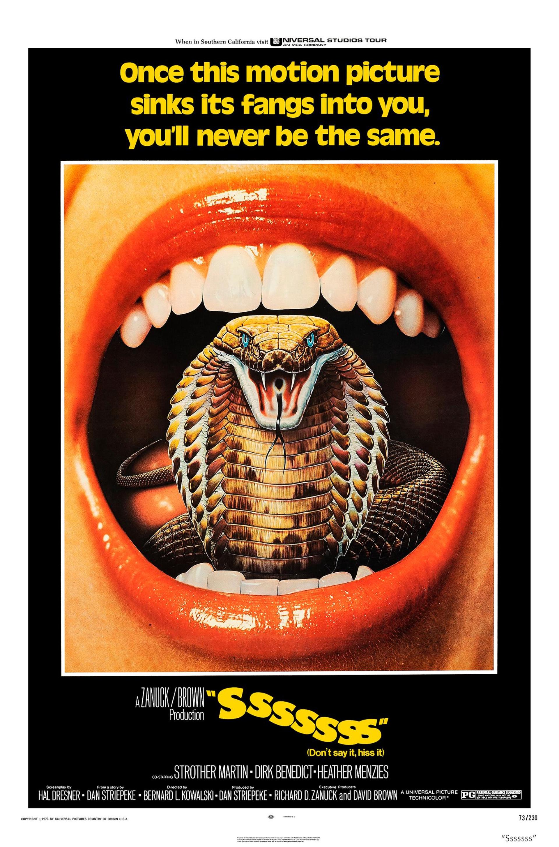Sssssss (1973) poster