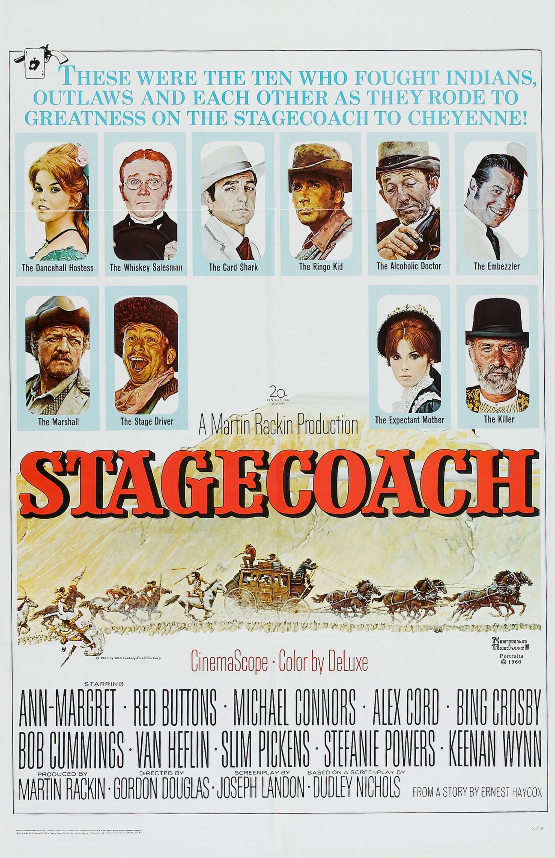 Stagecoach (1966) poster