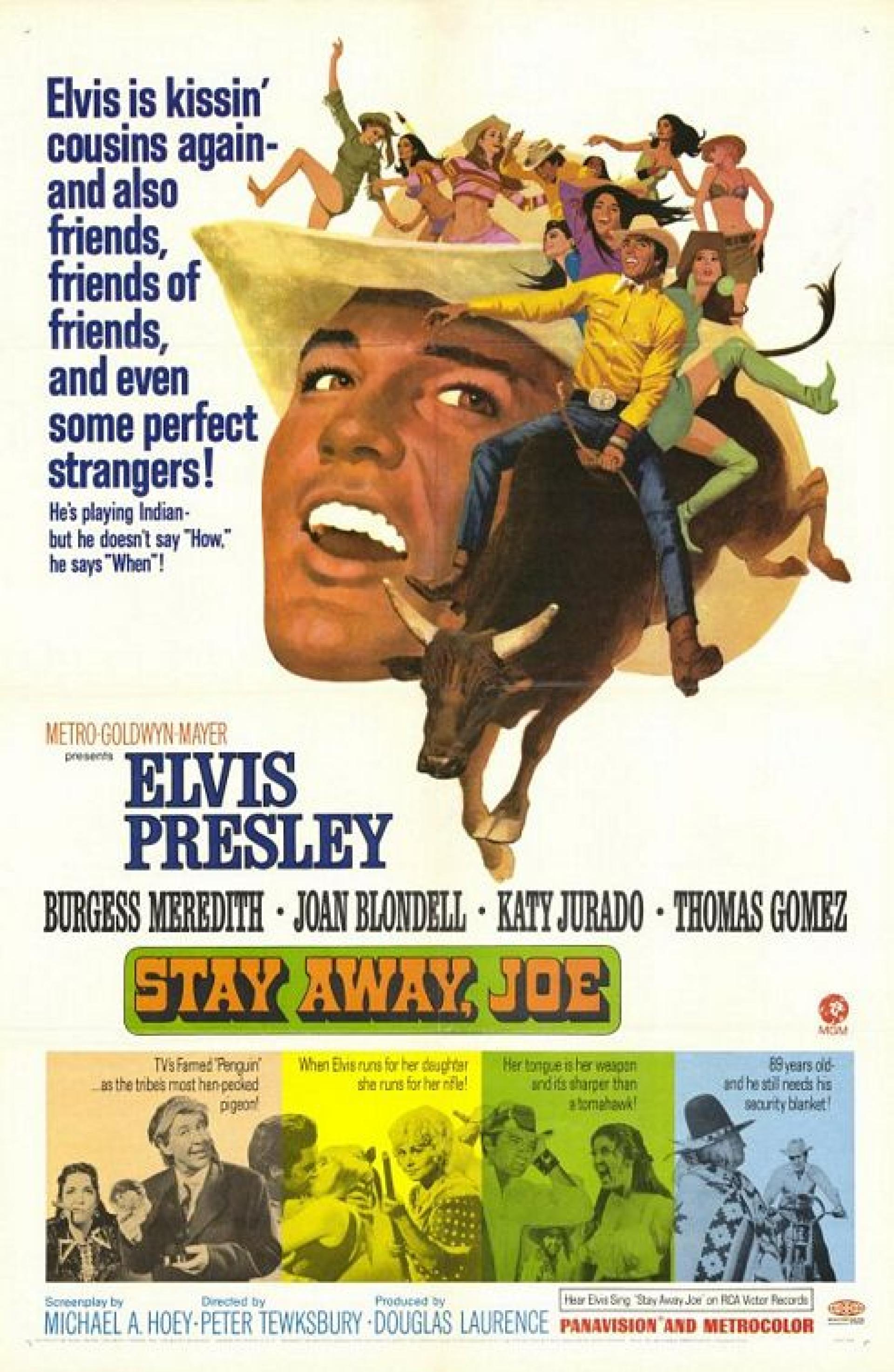 Stay Away, Joe (1968) poster