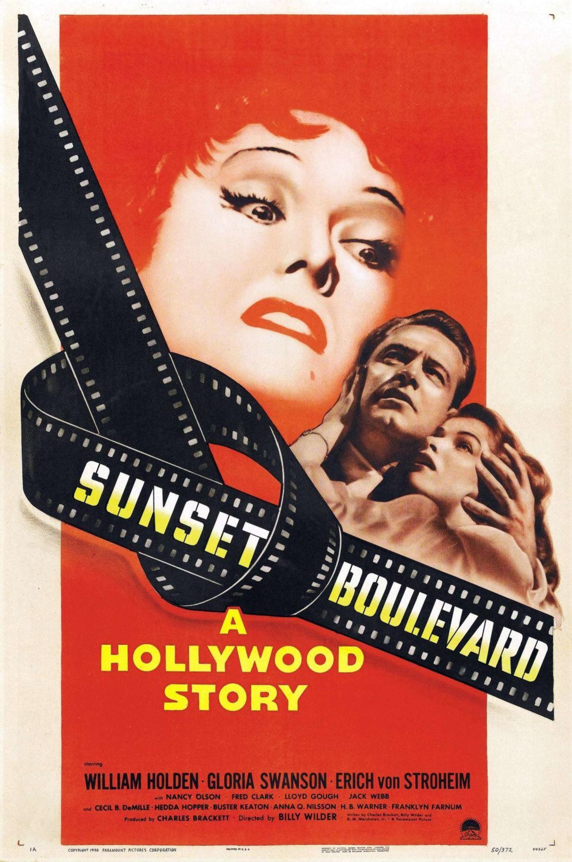 Sunset Boulevard (1950) poster