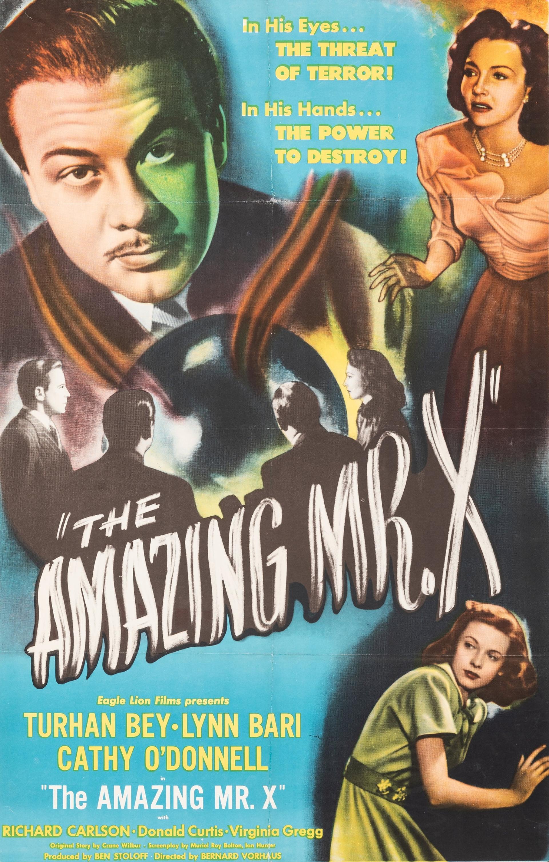 The Amazing Mr. X (1948) poster