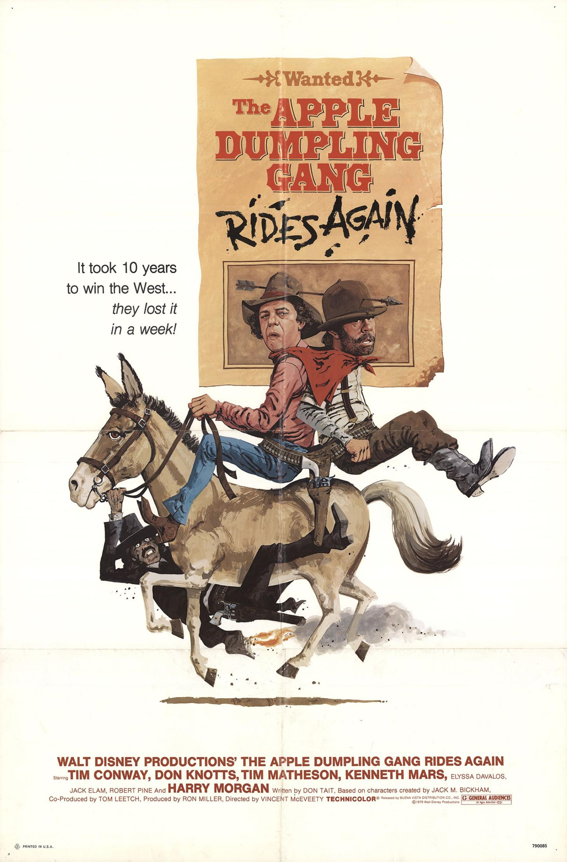 The Apple Dumpling Gang Rides Again (1979) poster