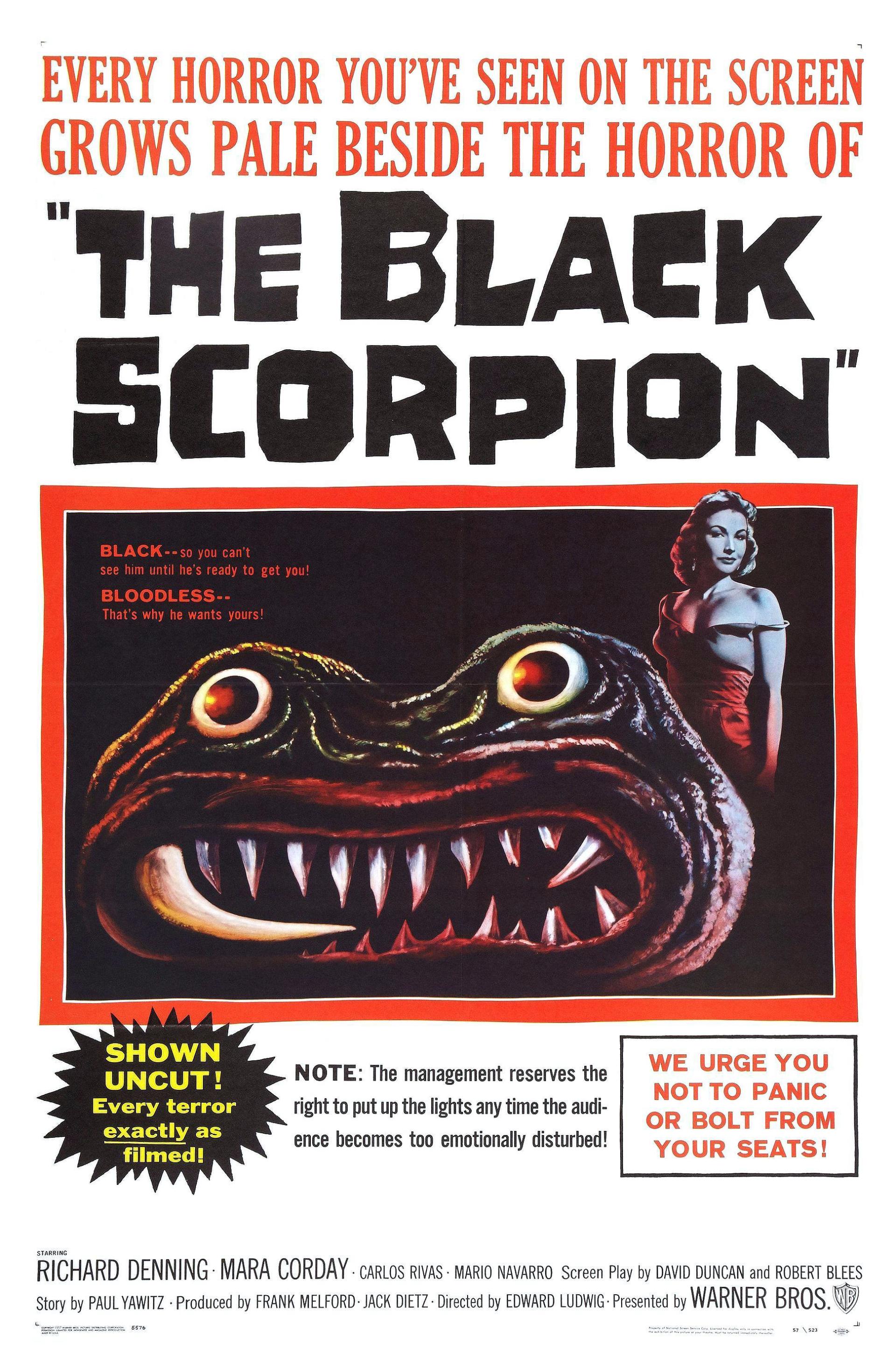 The Black Scorpion (1957) poster