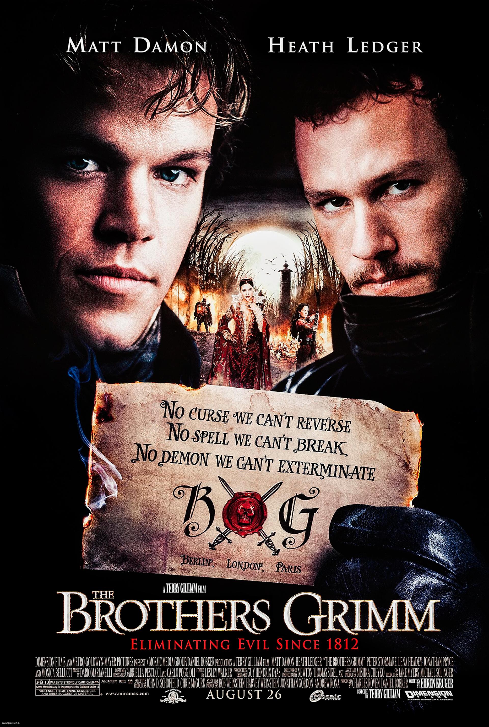 The Brothers Grimm (2005) poster
