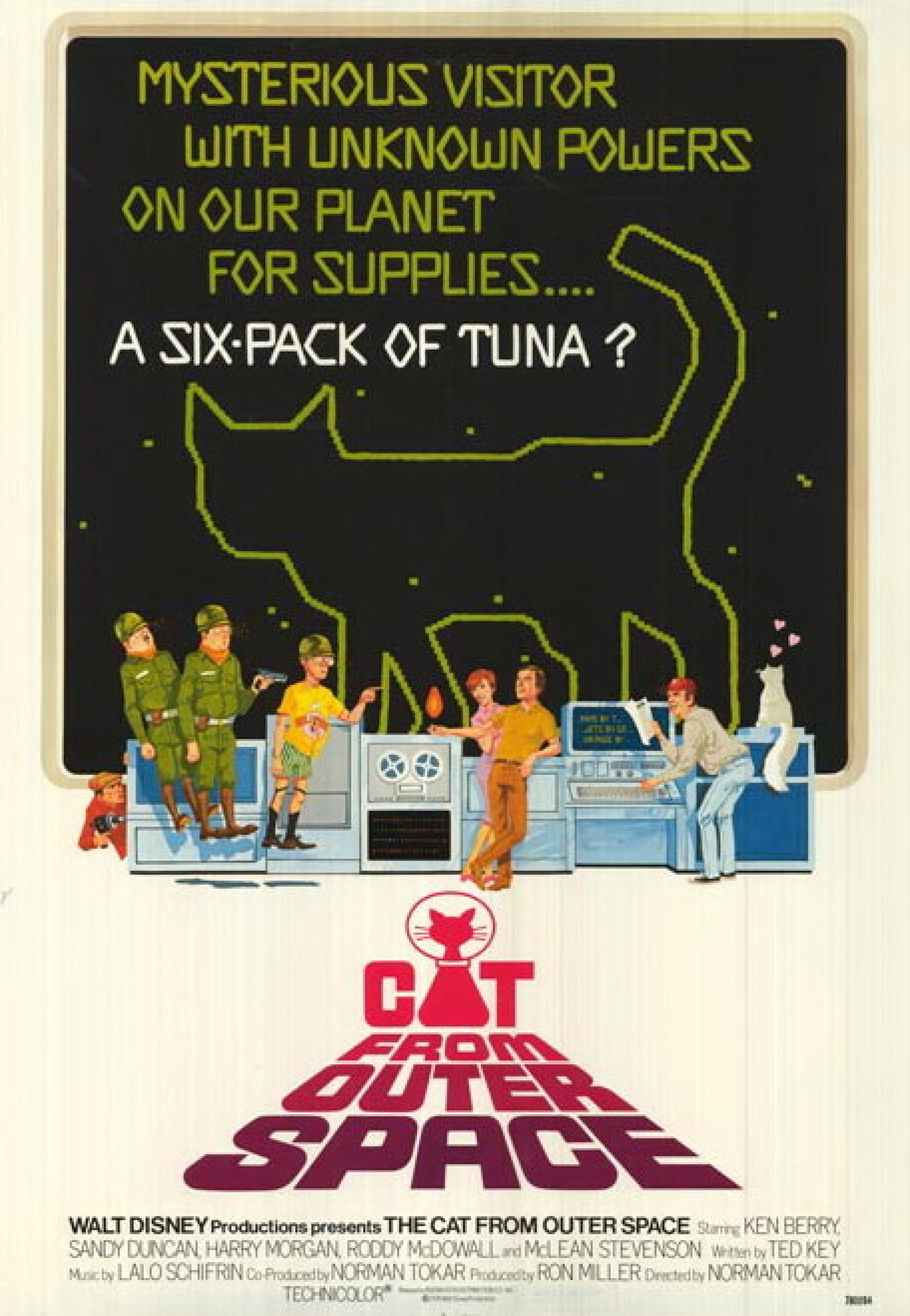 The Cat from Outer Space (1978) poster