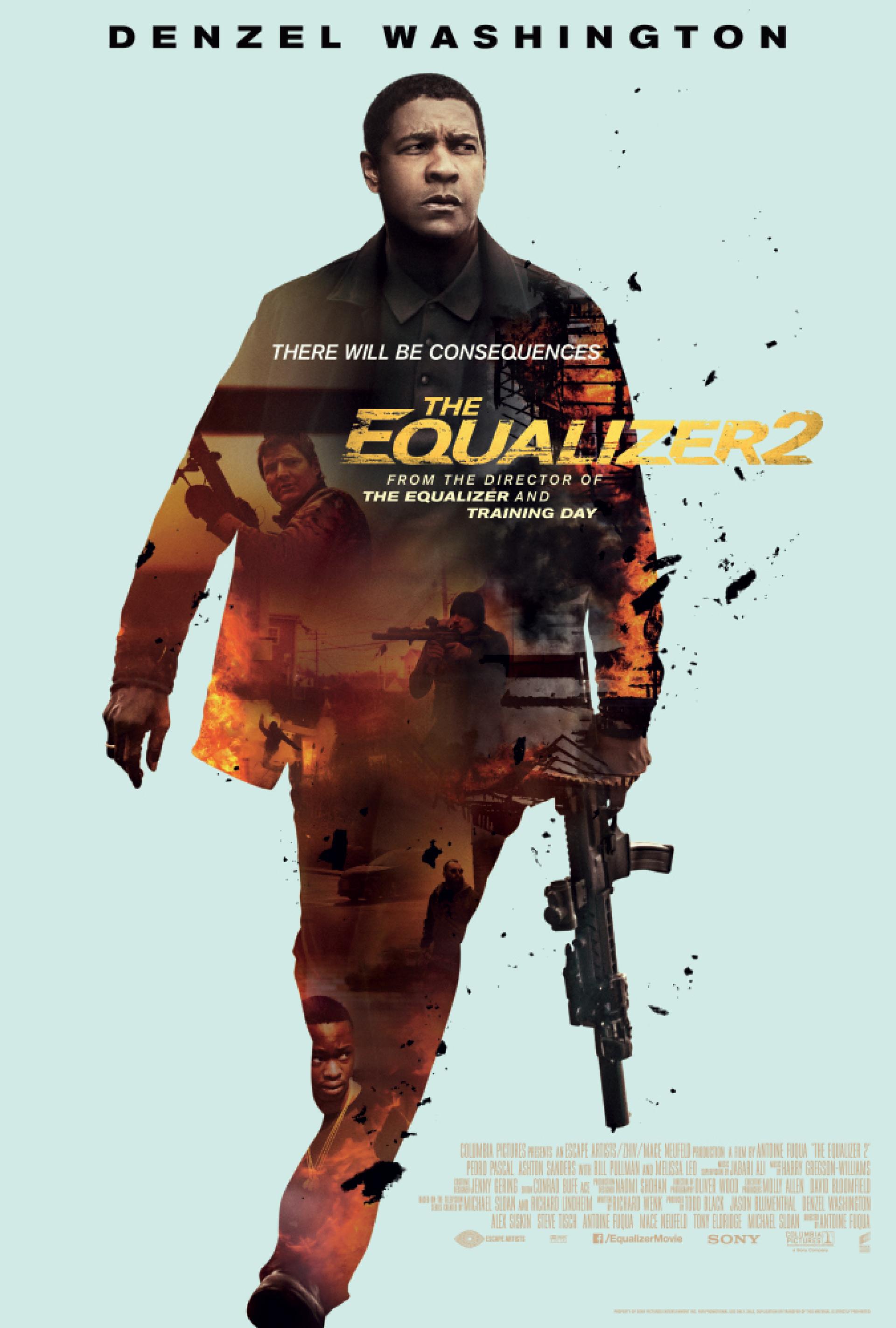The Equalizer 2 (2018) poster