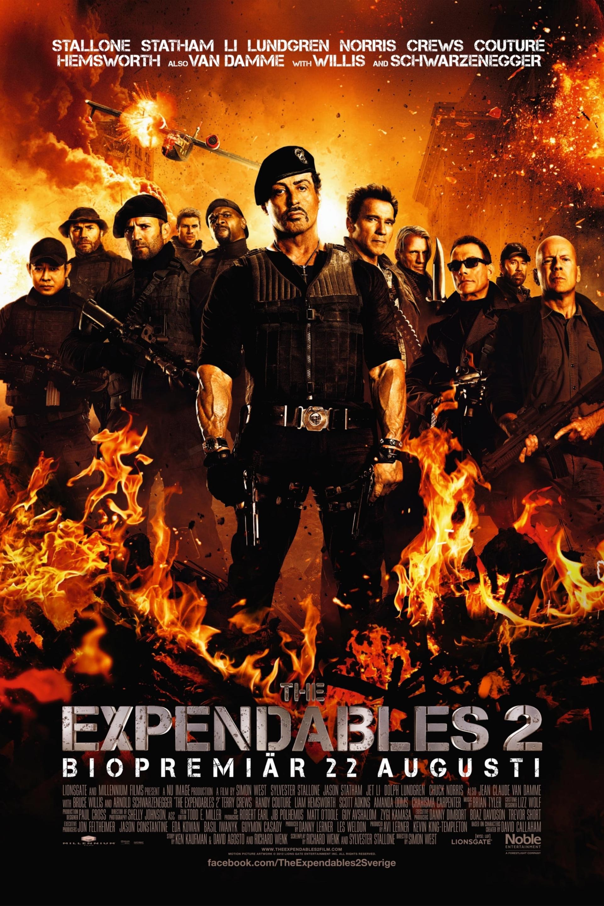 The Expendables 2 (2012) poster