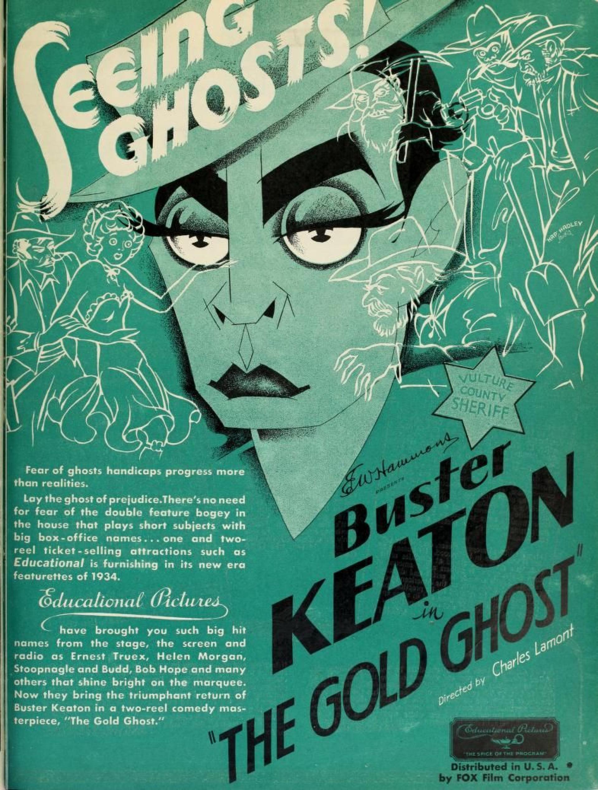 The Gold Ghost (1934) poster