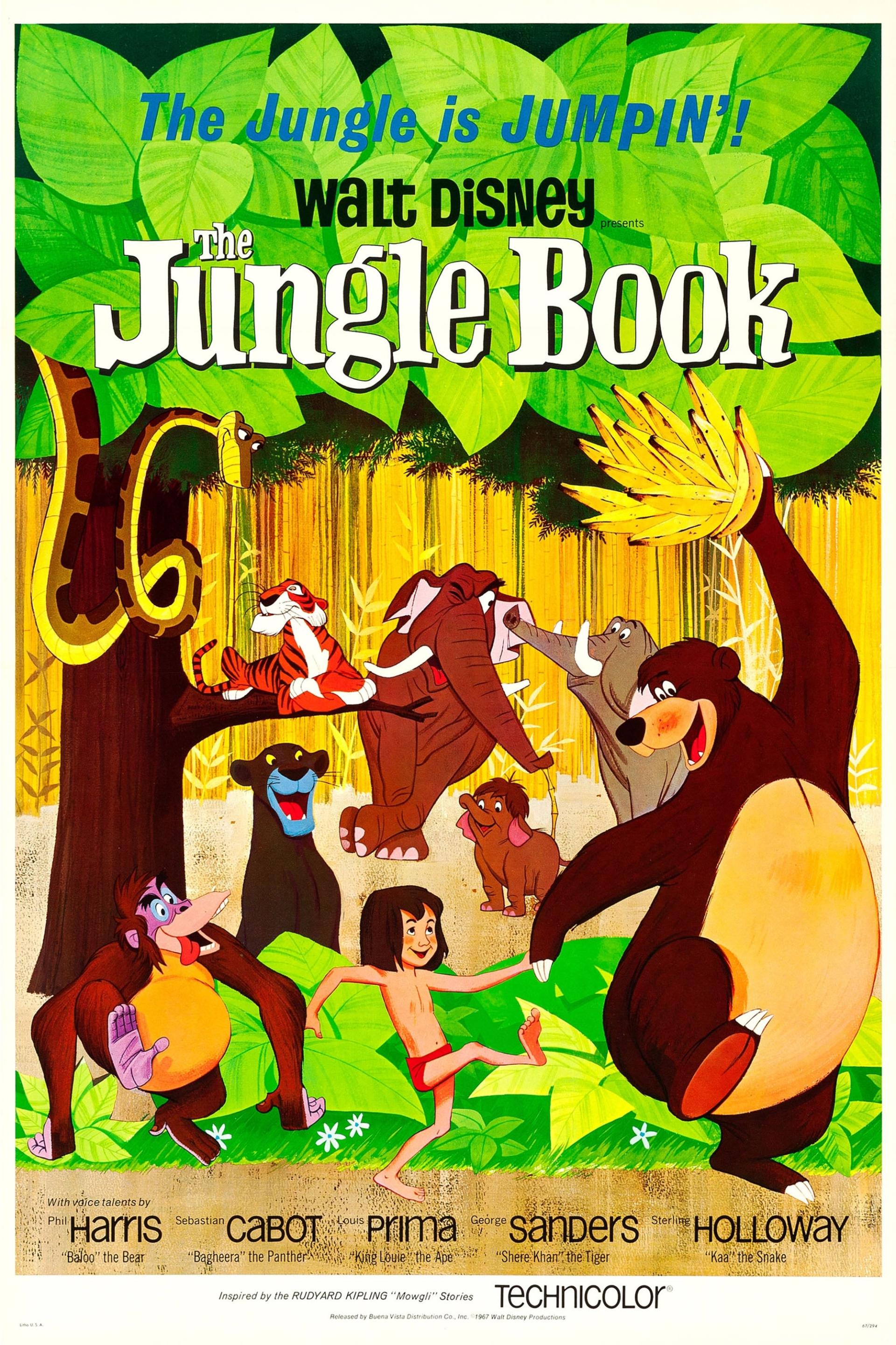 The Jungle Book (1967) poster