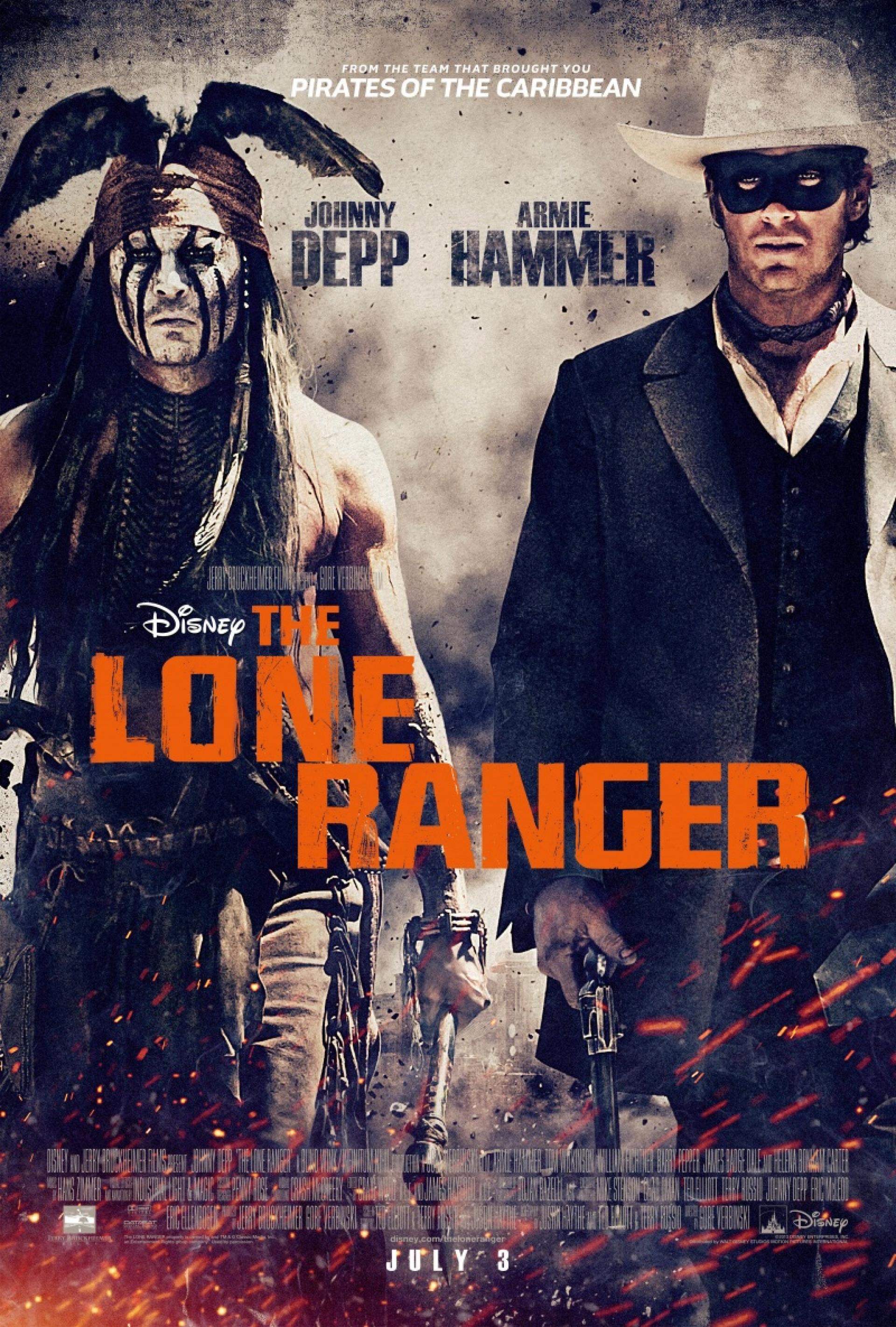 The Lone Ranger (2013) poster