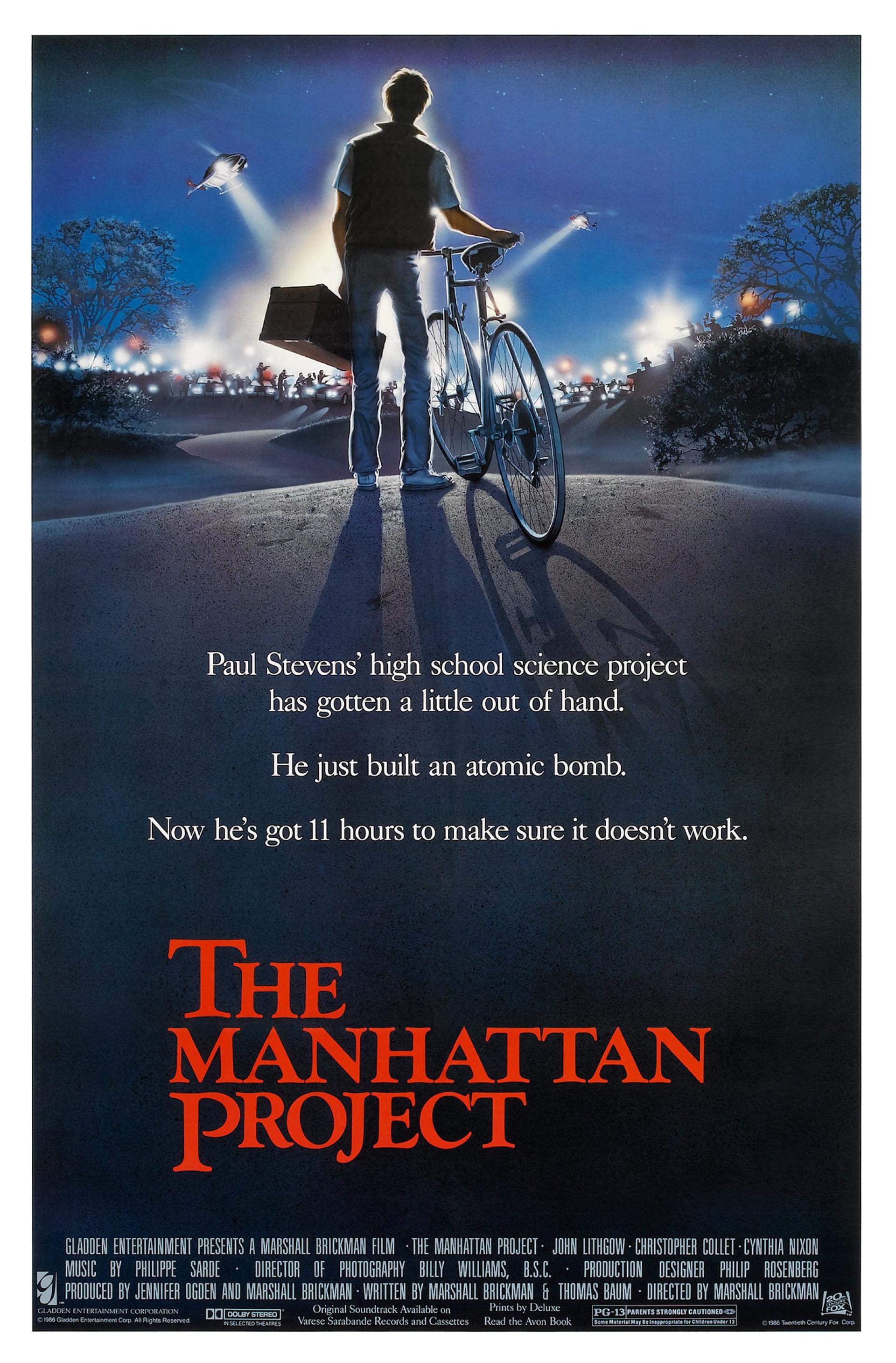 The Manhattan Project (1986) poster