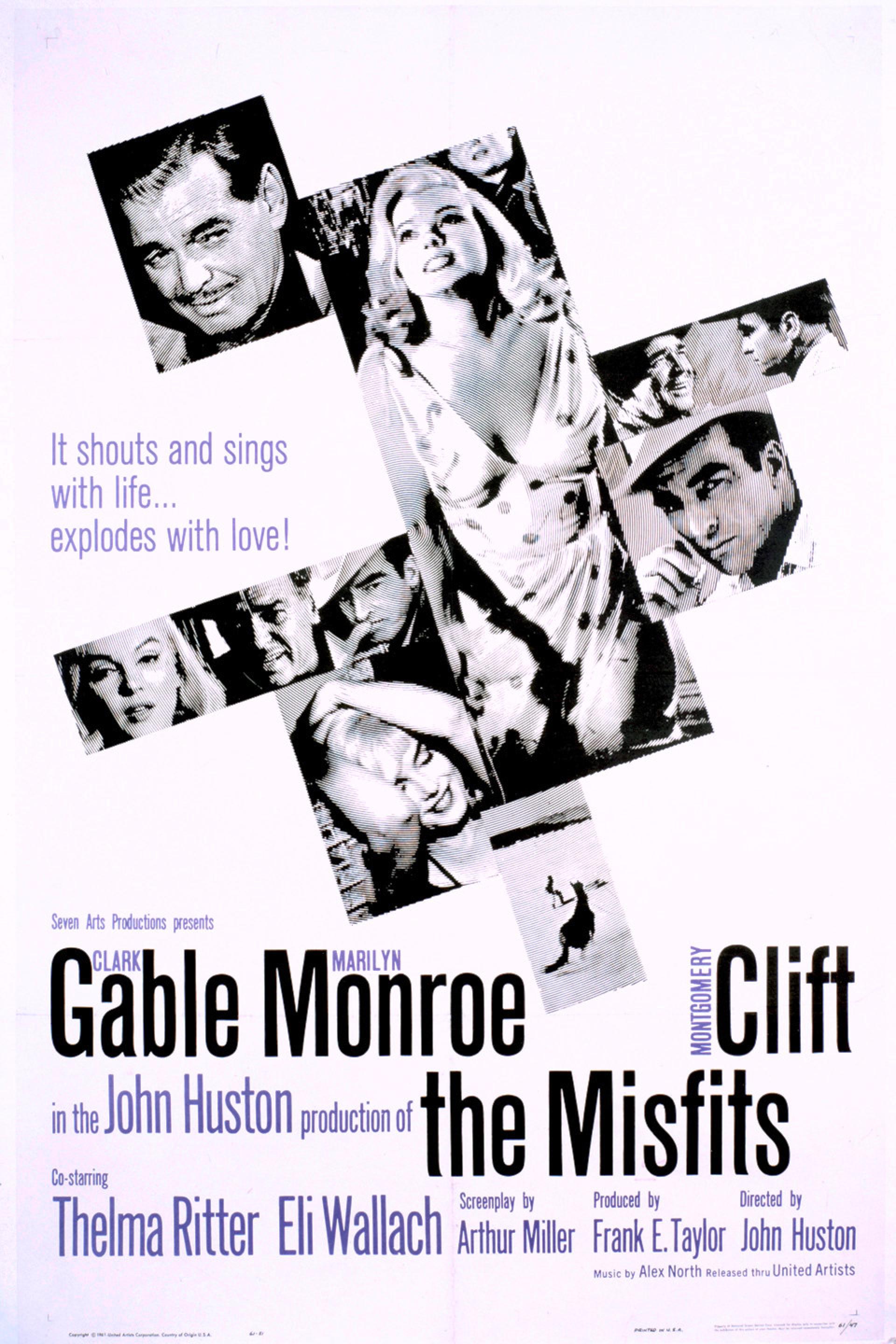 The Misfits (1961) poster