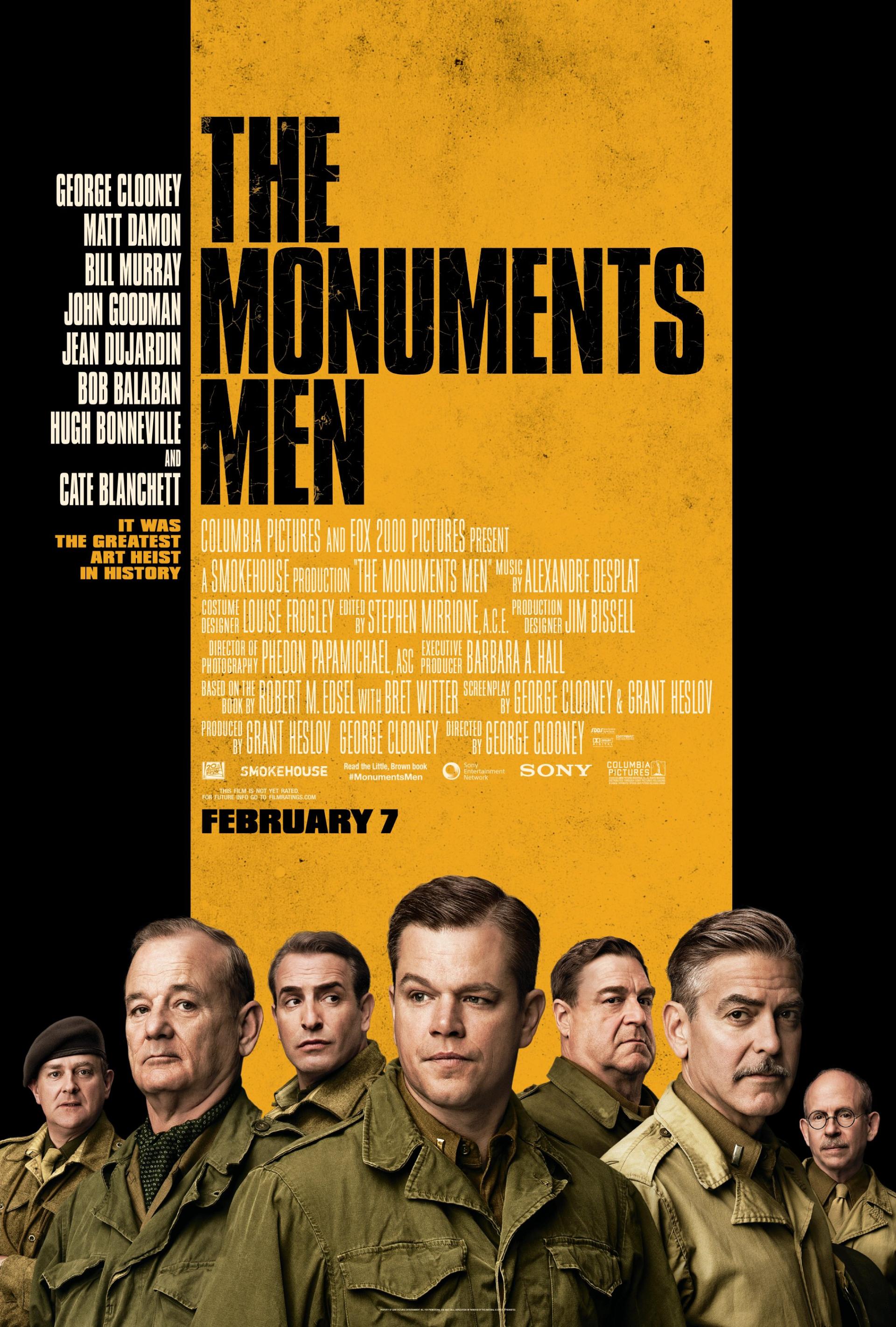 The Monuments Men (2014) poster