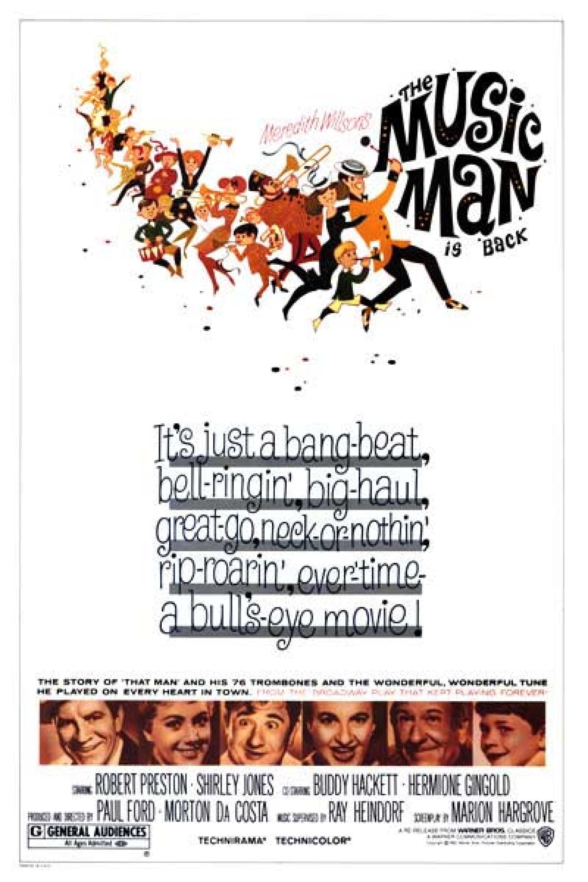 The Music Man (1962) poster