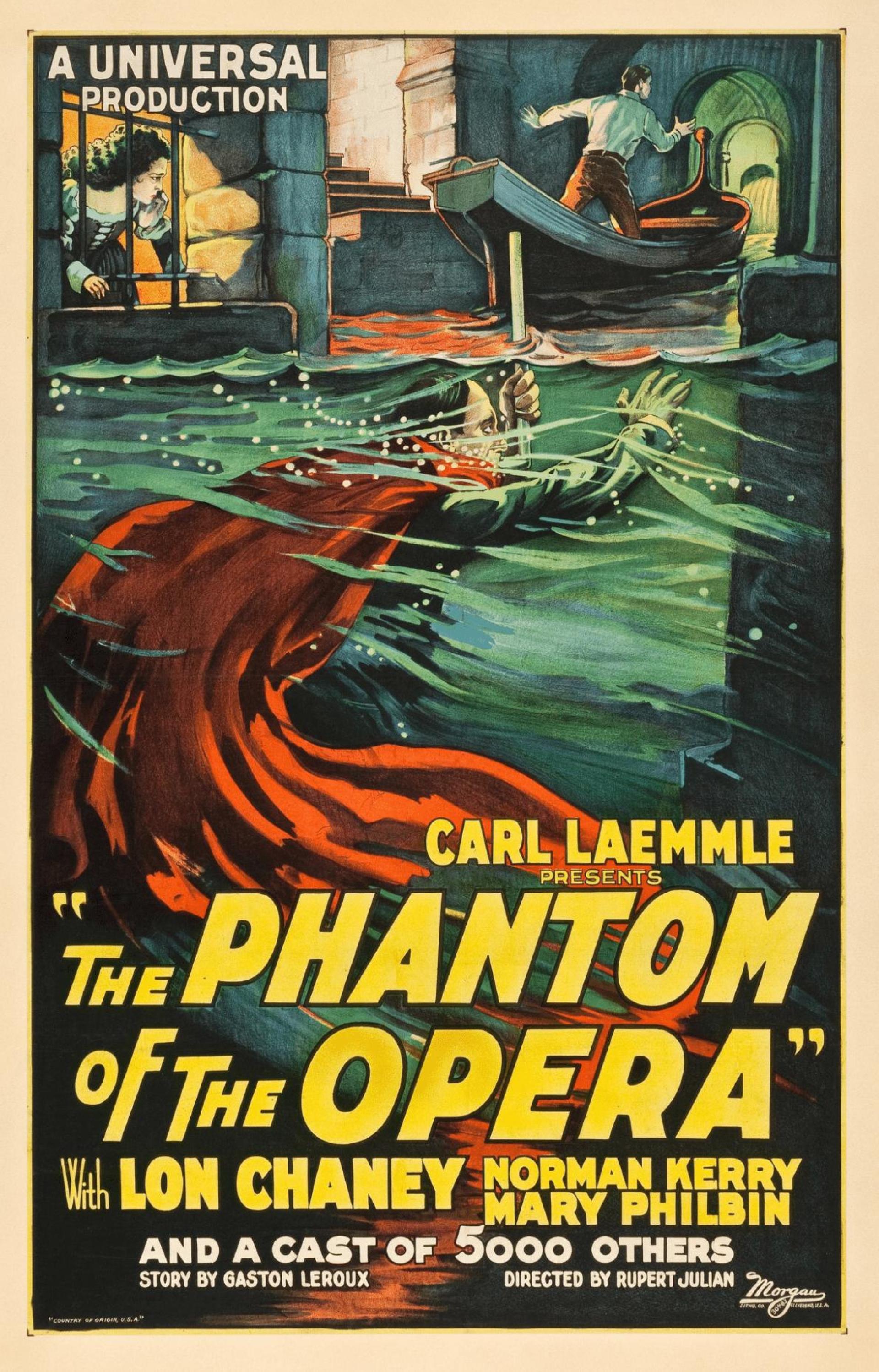 The Phantom of the Opera (1925) poster