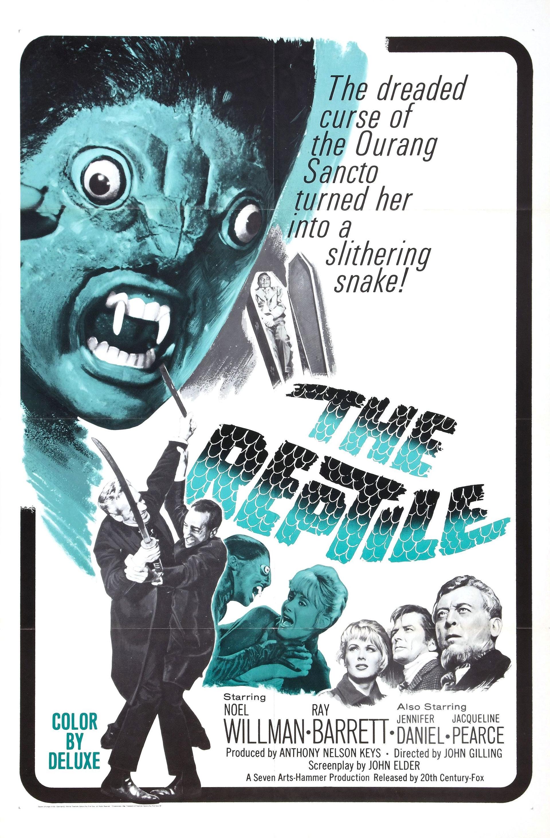 The Reptile (1966) poster