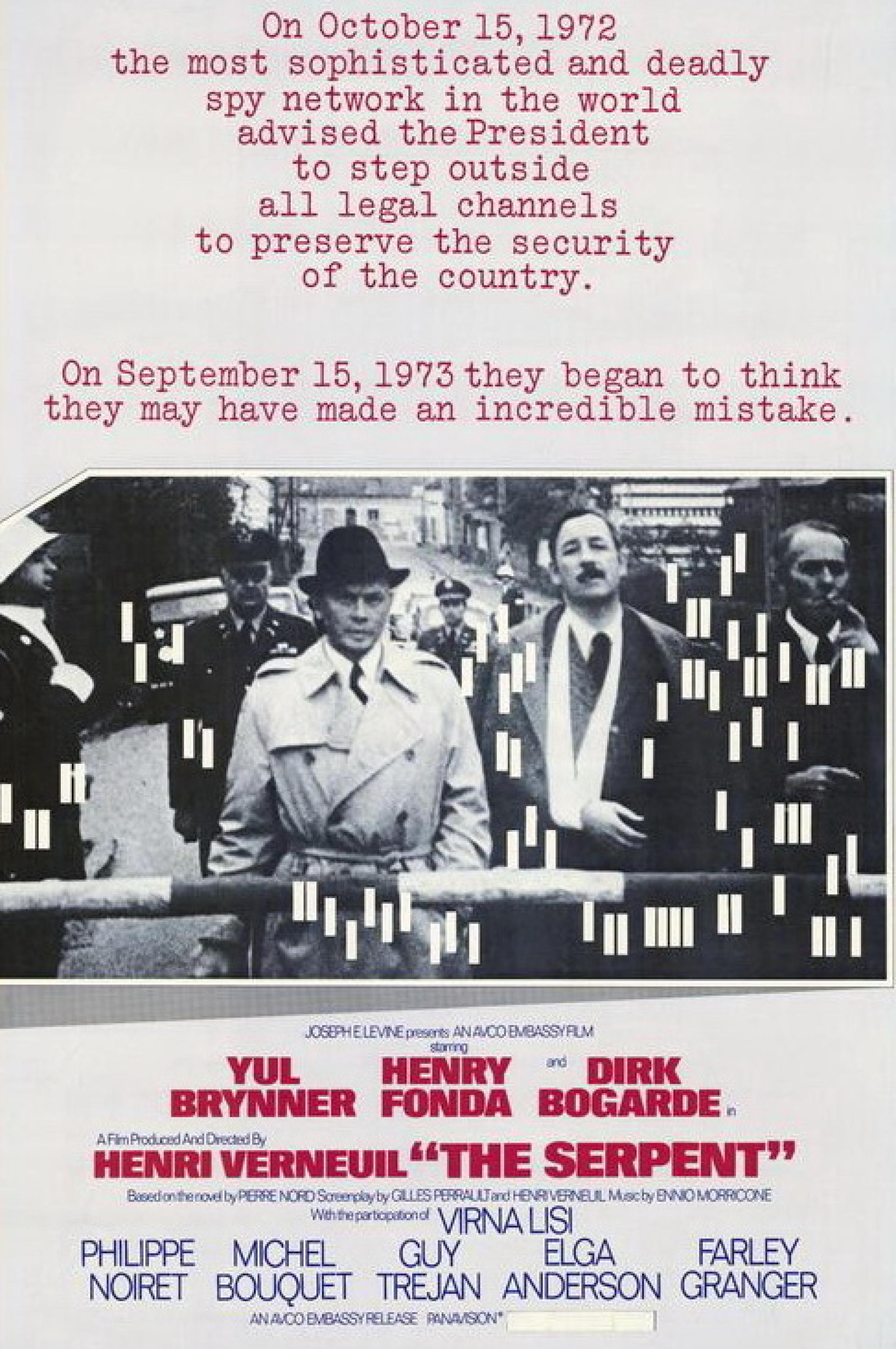 The Serpent (1973) poster