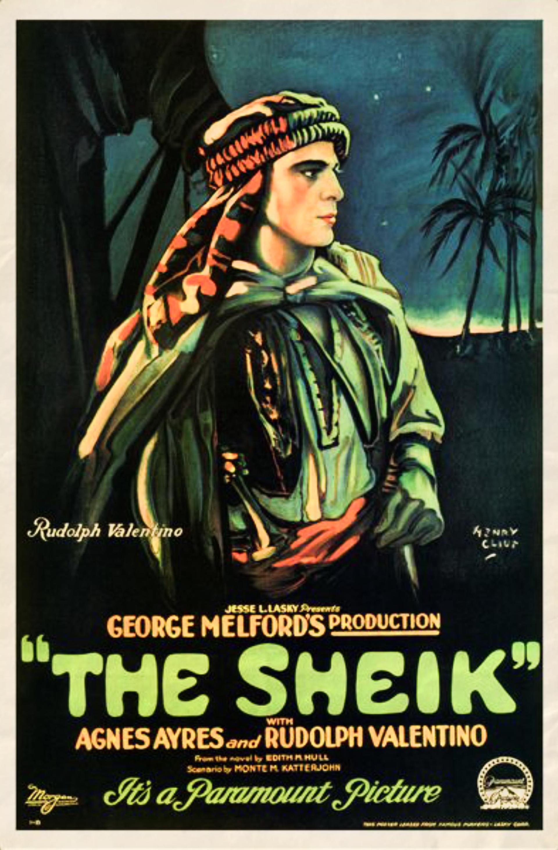 The Sheik (1921) poster