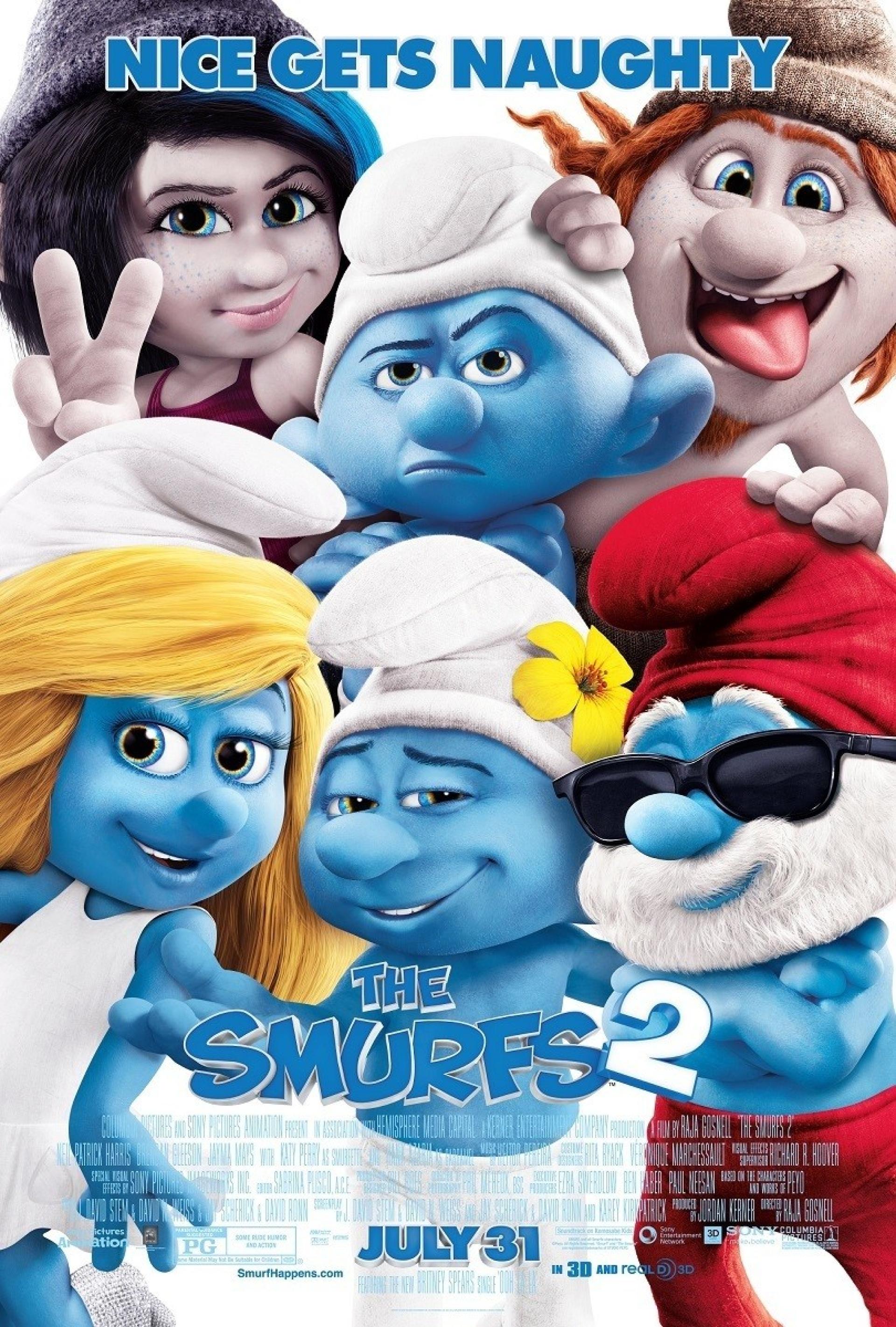 The Smurfs 2 (2013) poster