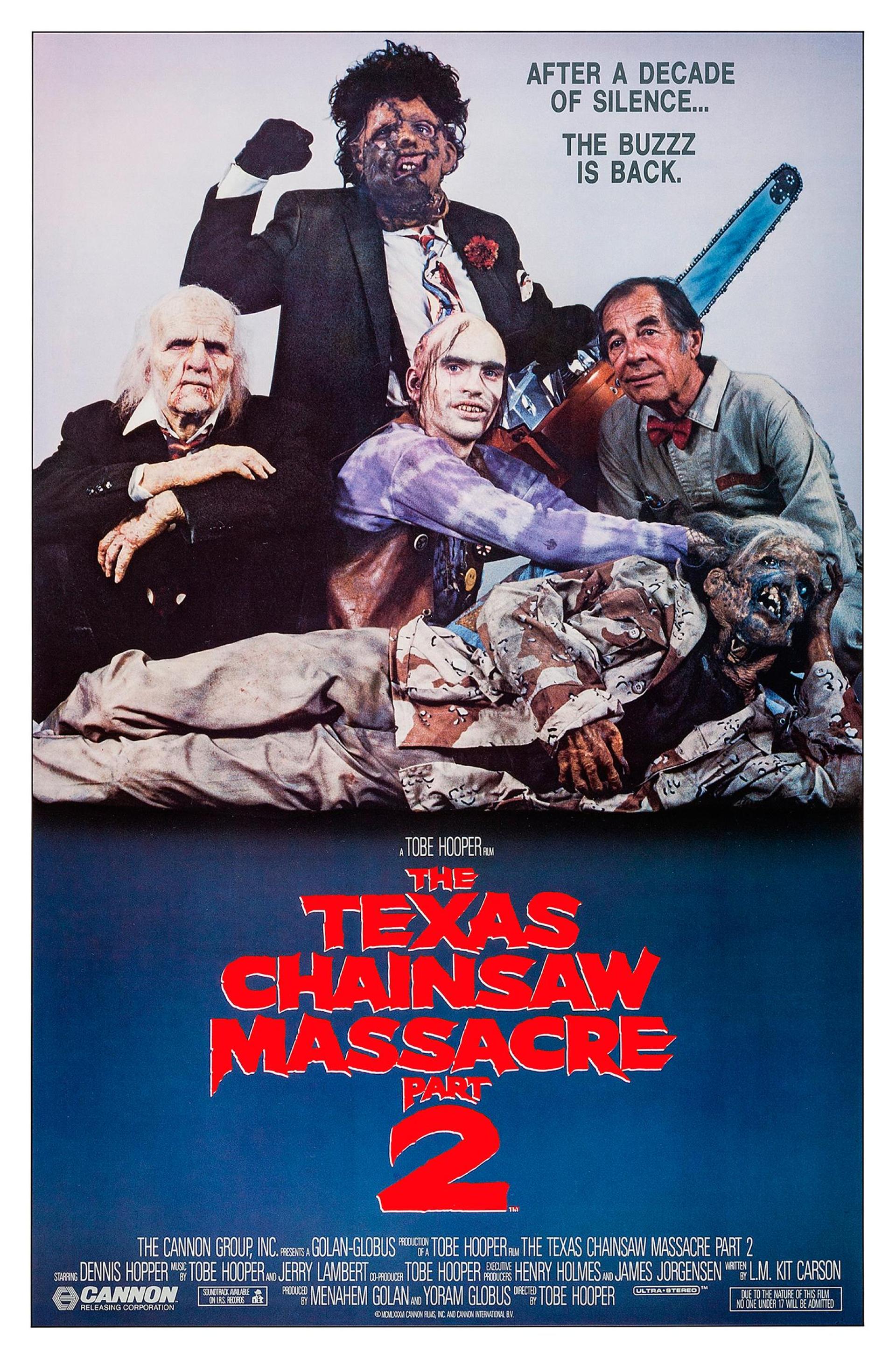 The Texas Chainsaw Massacre 2 (1986) poster