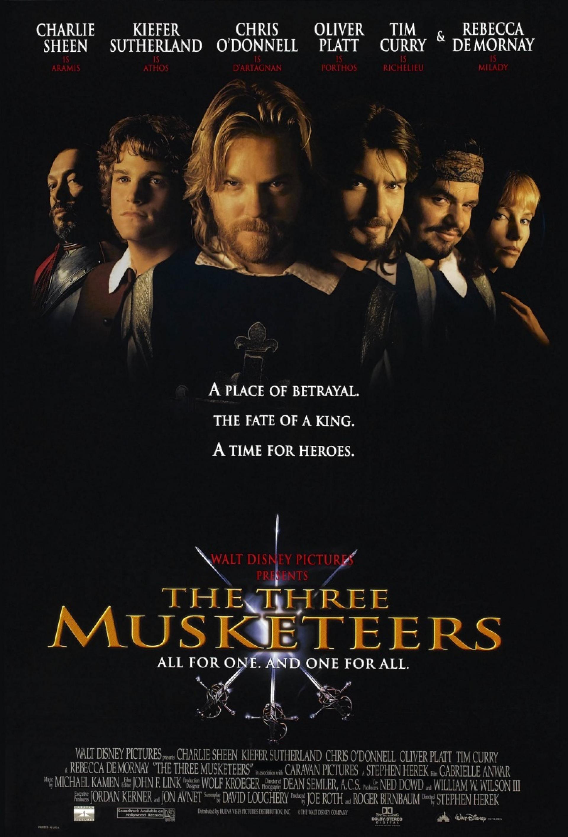 The Three Musketeers (1993) poster