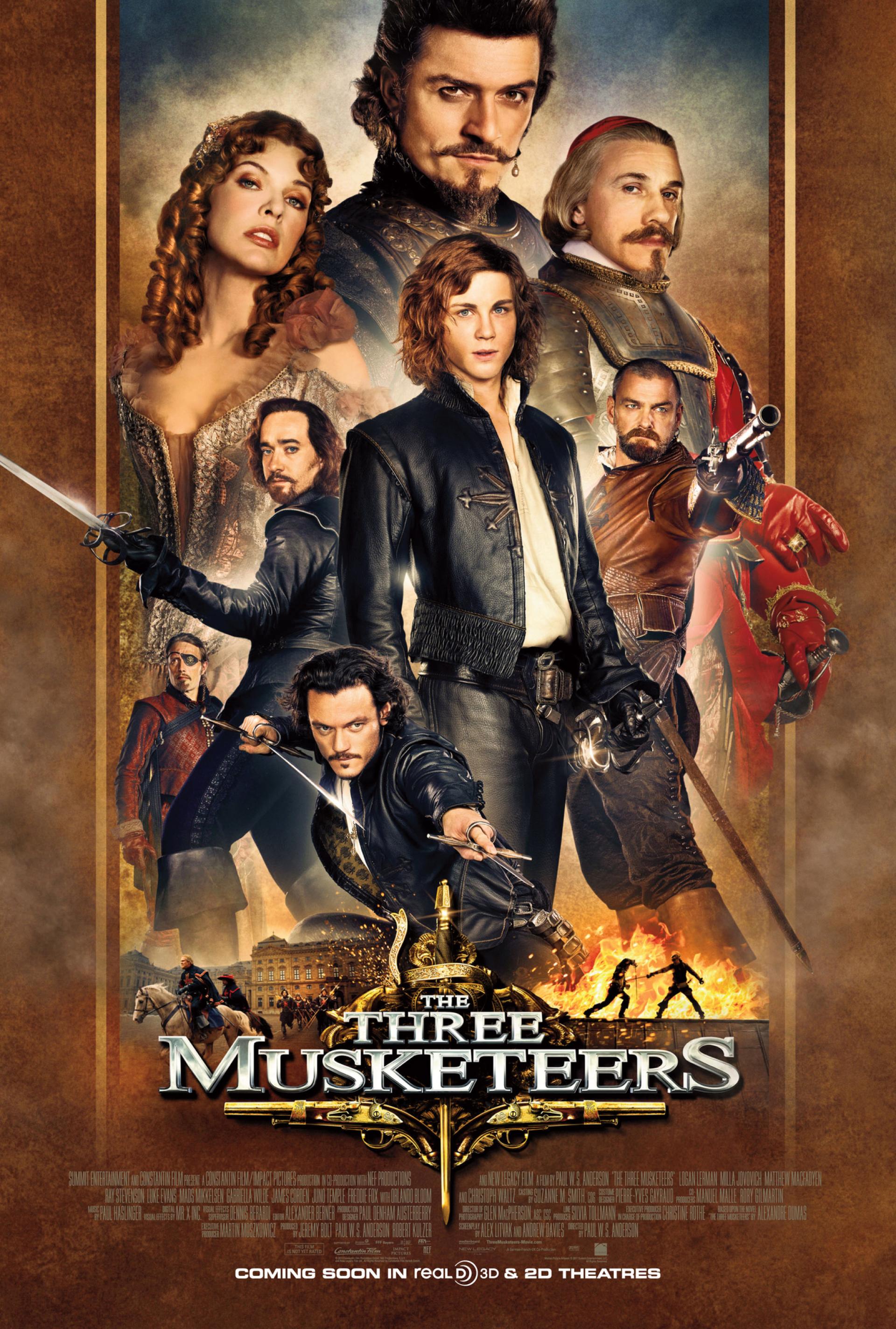 The Three Musketeers (2011) poster