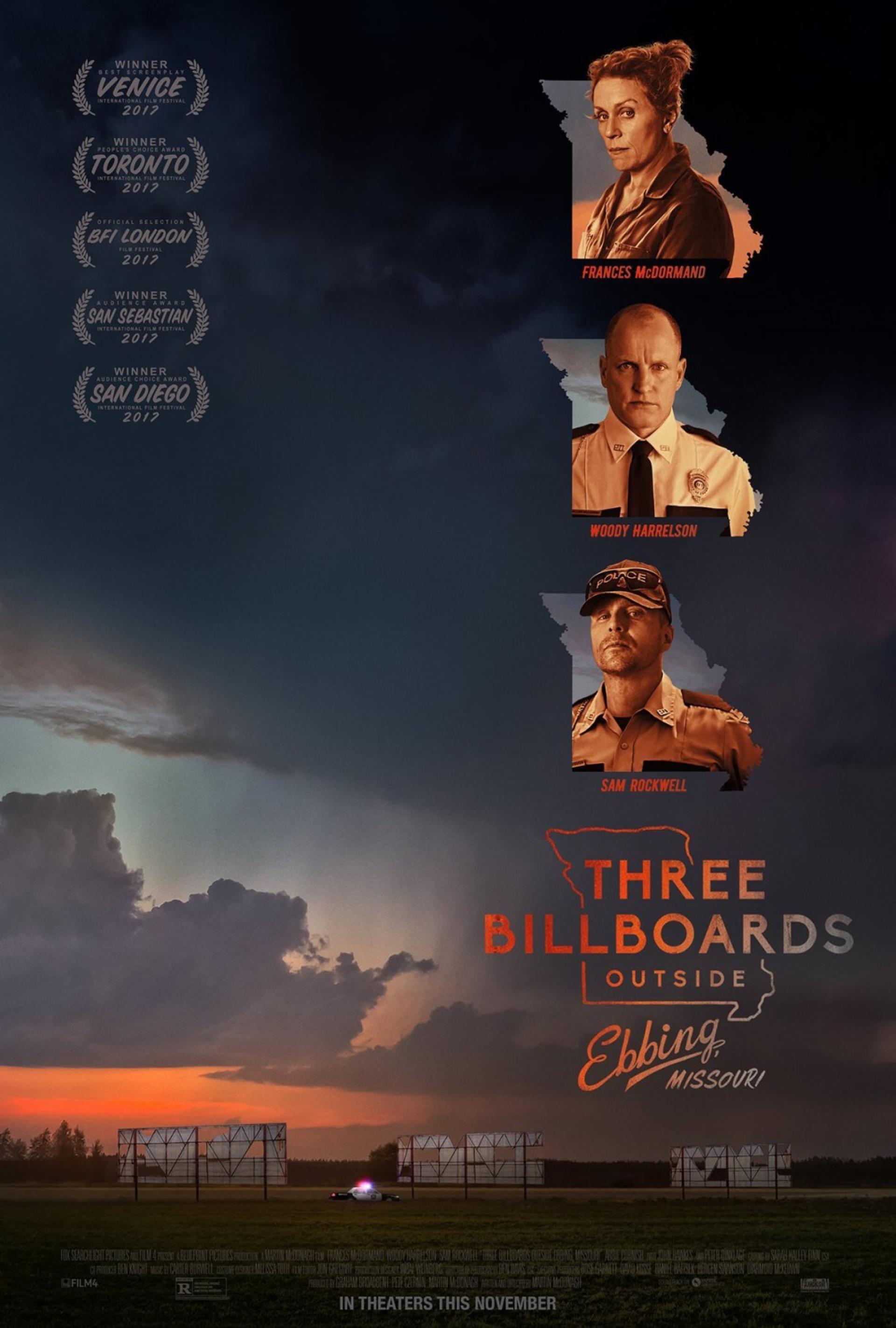 Three Billboards Outside Ebbing, Missouri (2017) poster