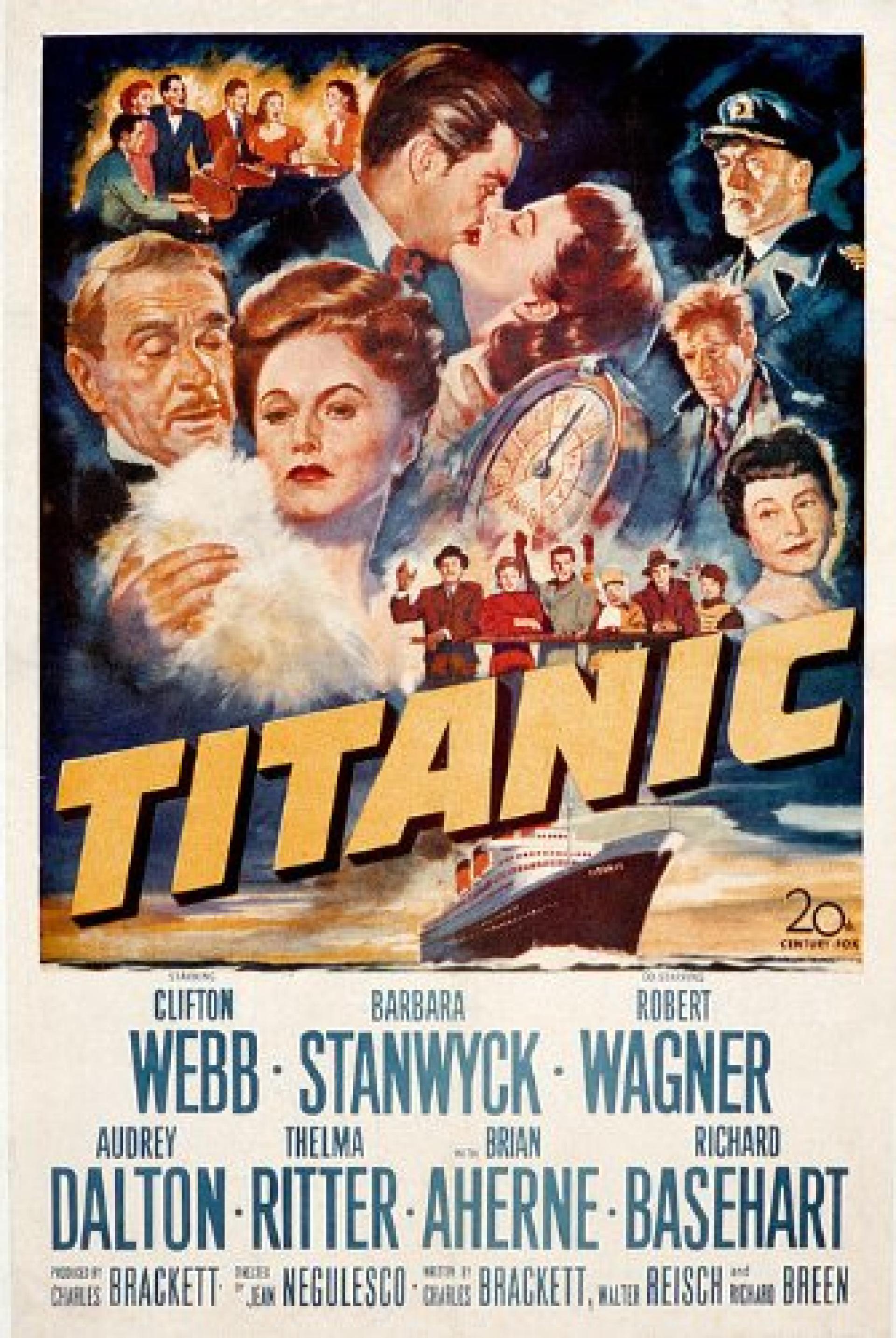 Titanic (1953) poster