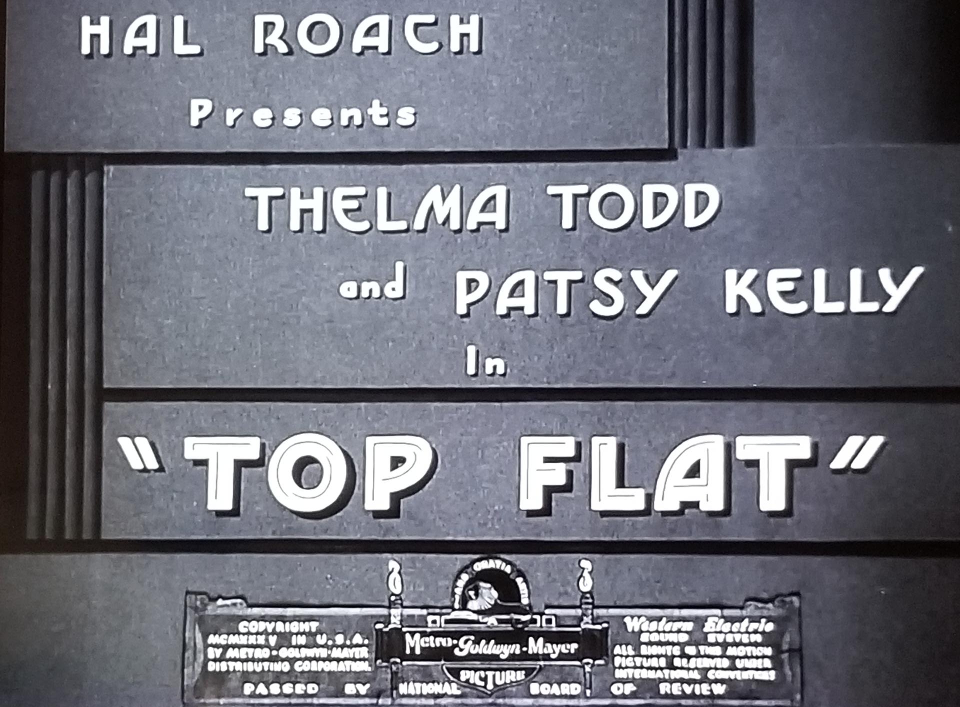 Top Flat (1935) poster