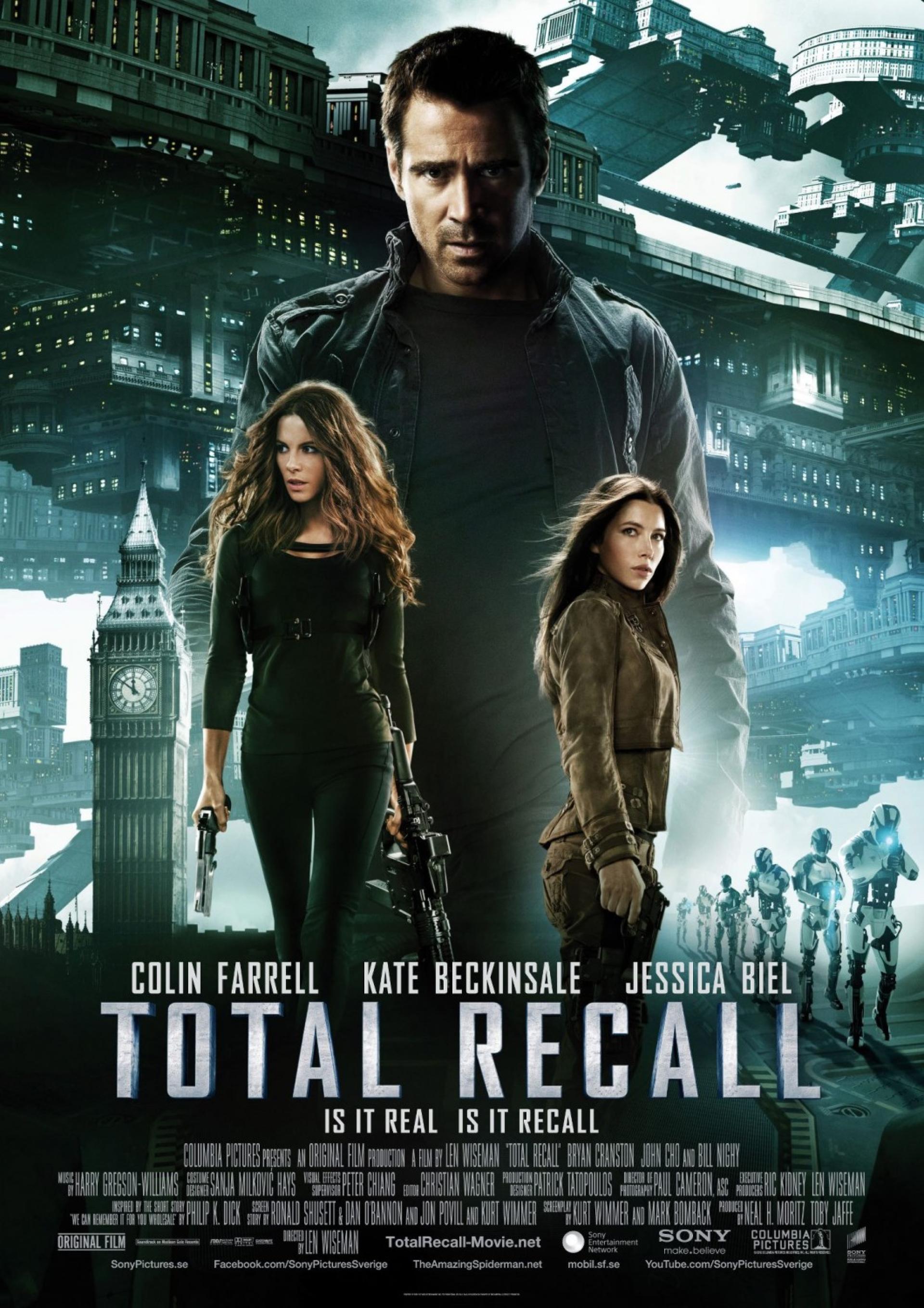 Total Recall (2012) poster