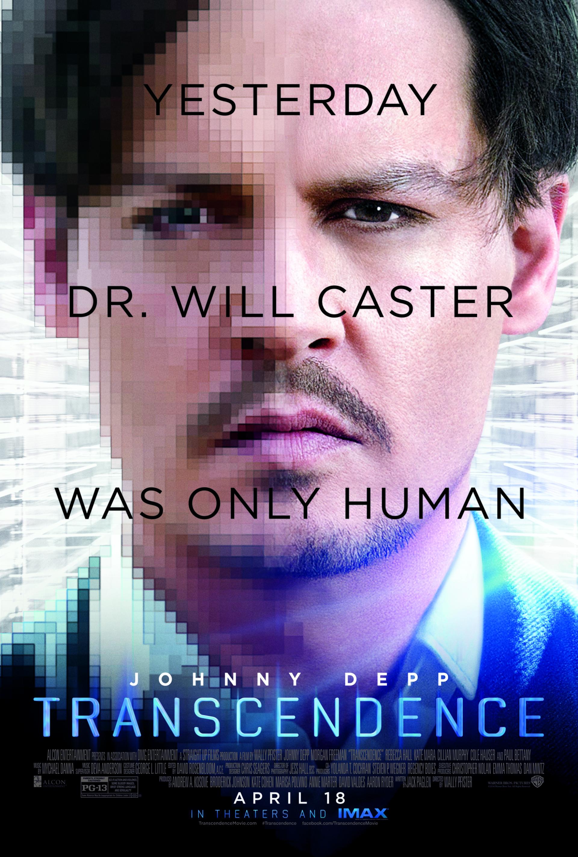 Transcendence (2014) poster