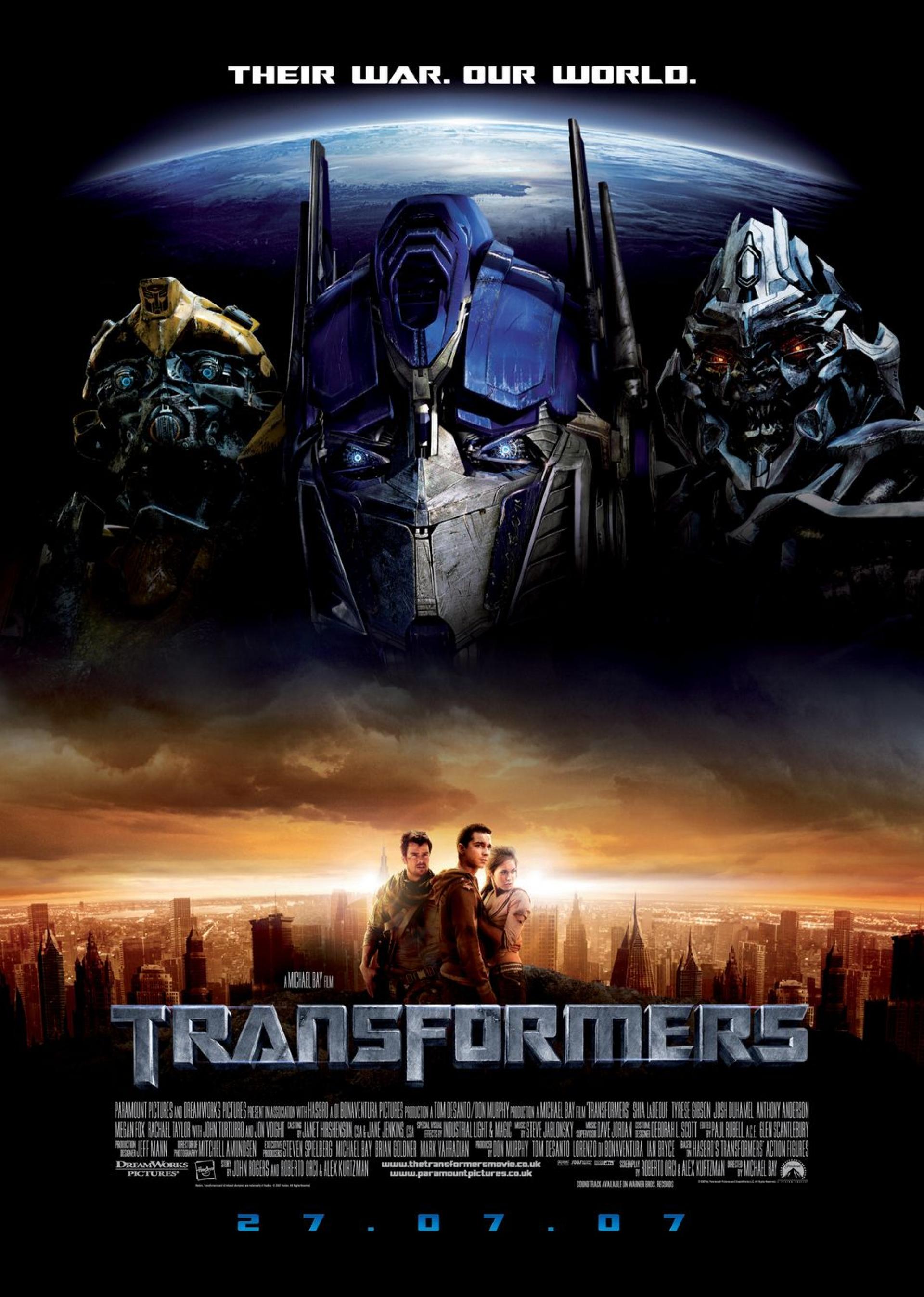 Transformers (2007) poster